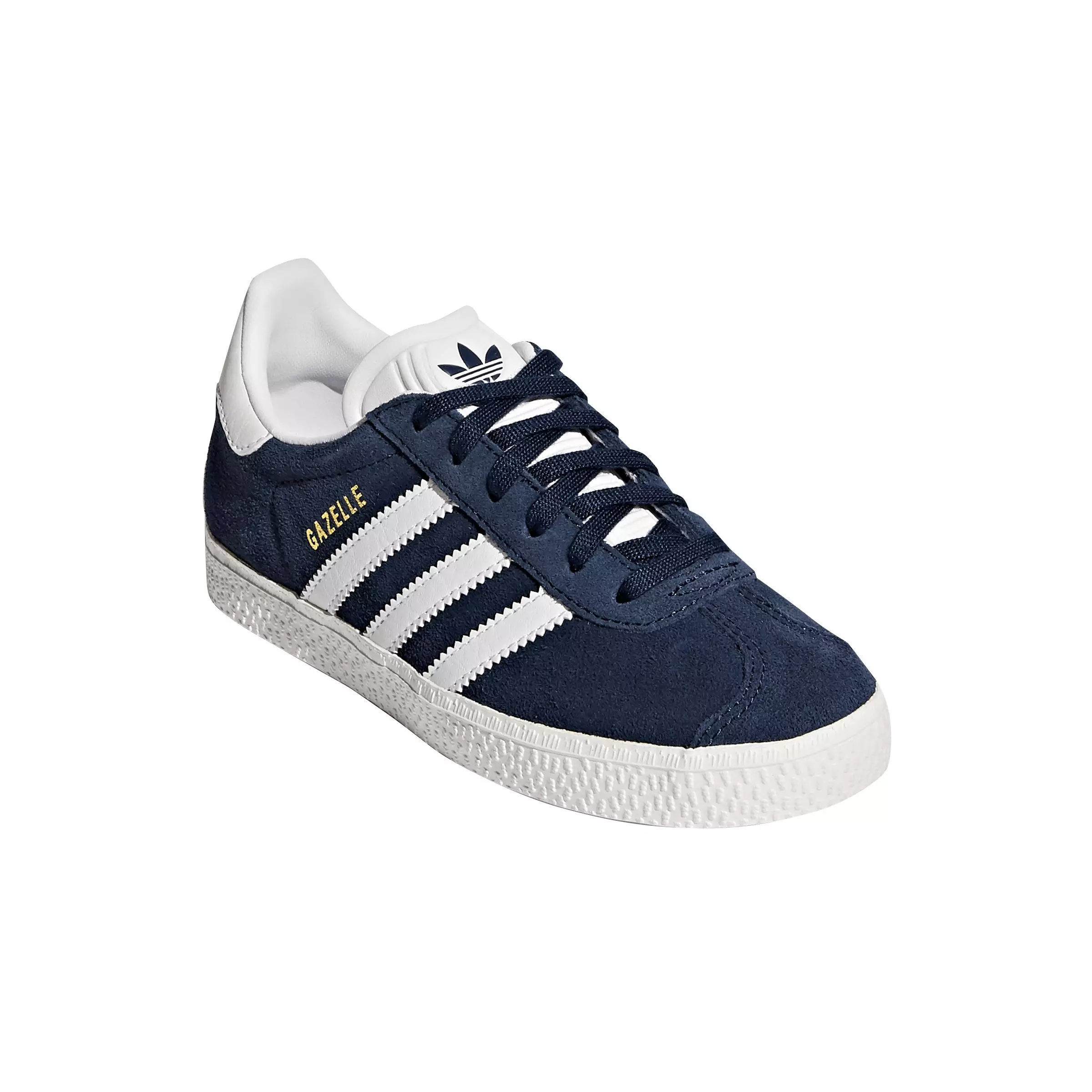 adidas Originals Gazelle "Collegiate Navy/Ftwr White/Ftwr White" Preschool Boys' Shoe - NAVY/WHITE/WHITE