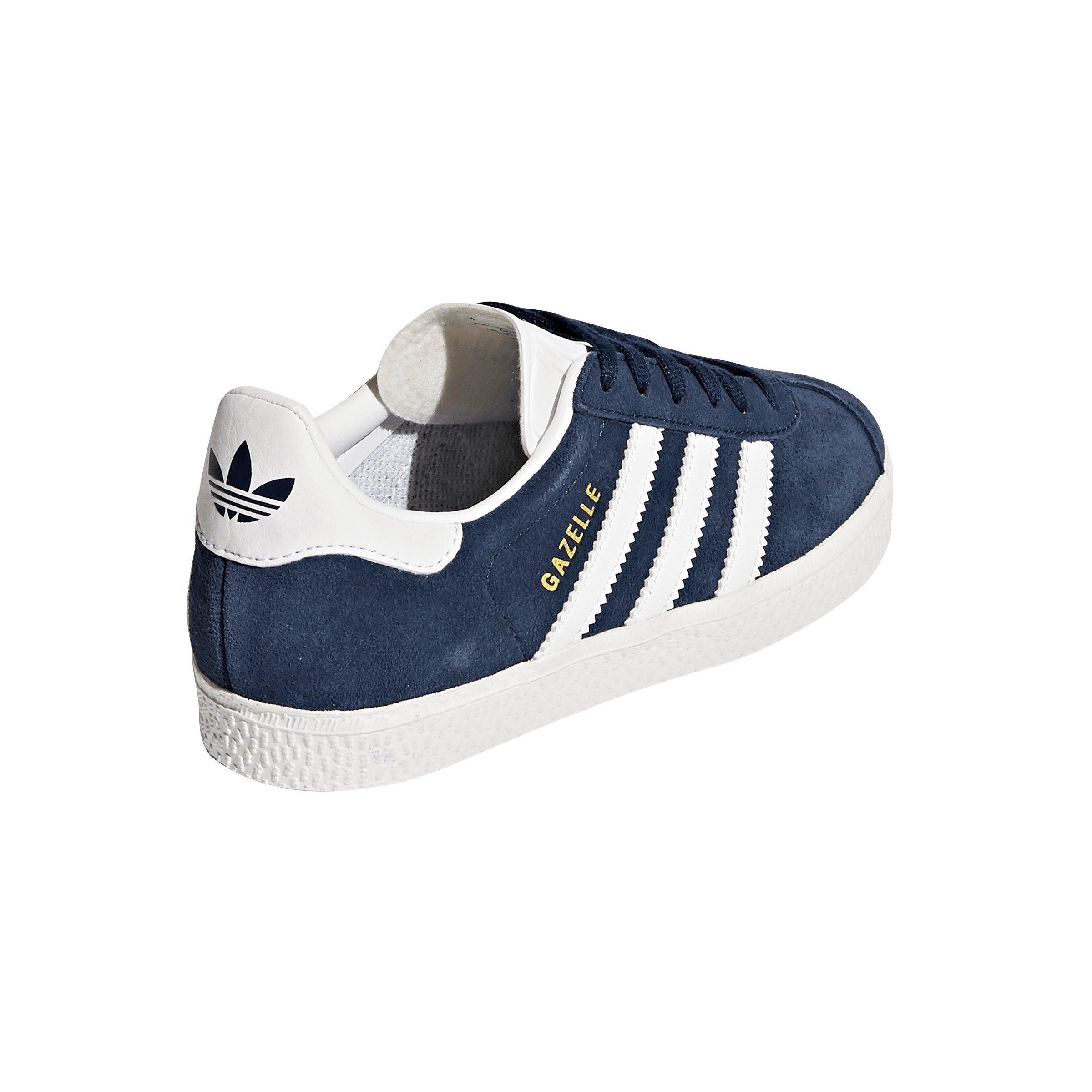 adidas Originals Gazelle Preschool Boys' "Collegiate Navy/Ftwr White/Ftwr White" Shoe