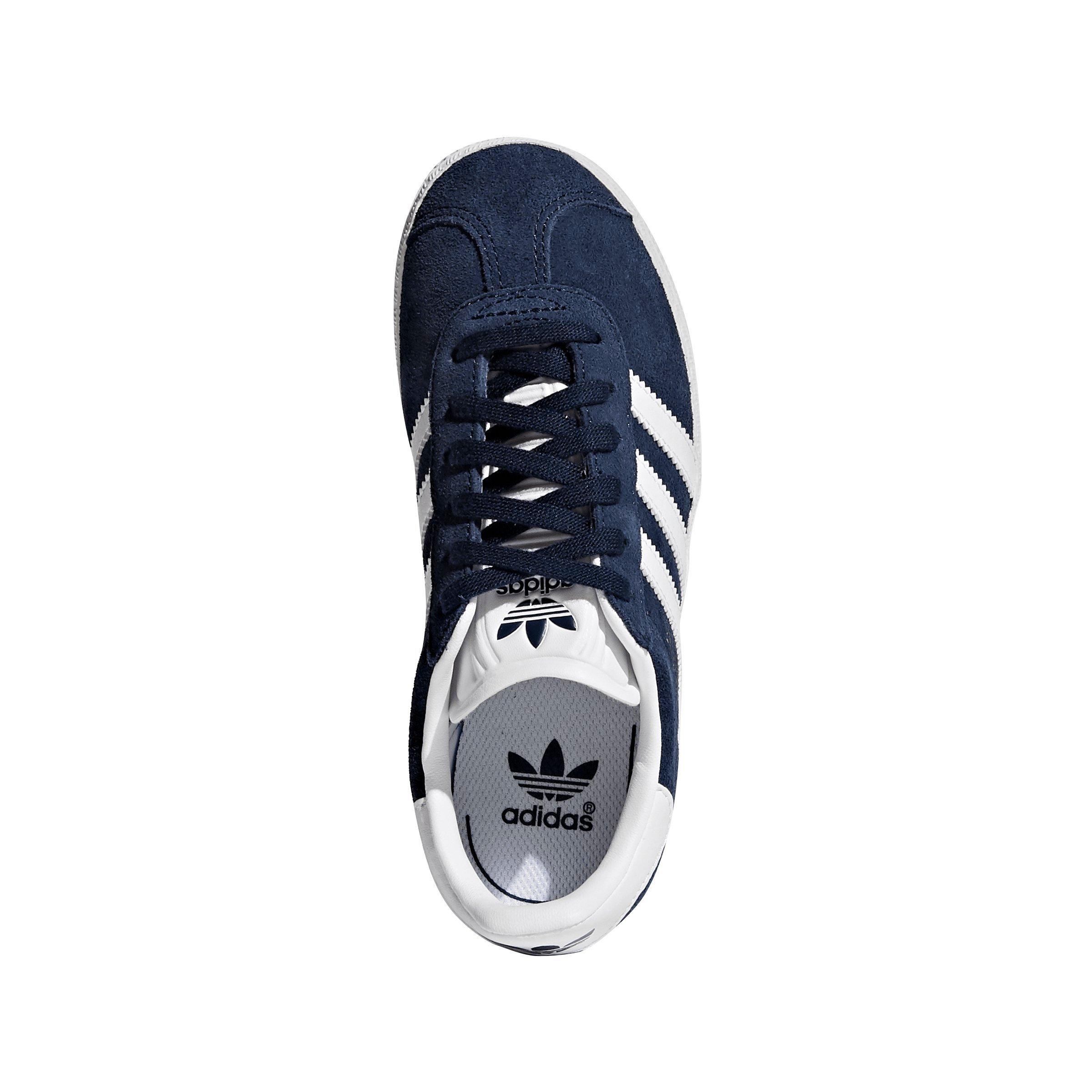 adidas Originals Gazelle Preschool Boys' "Collegiate Navy/Ftwr White/Ftwr White" Shoe