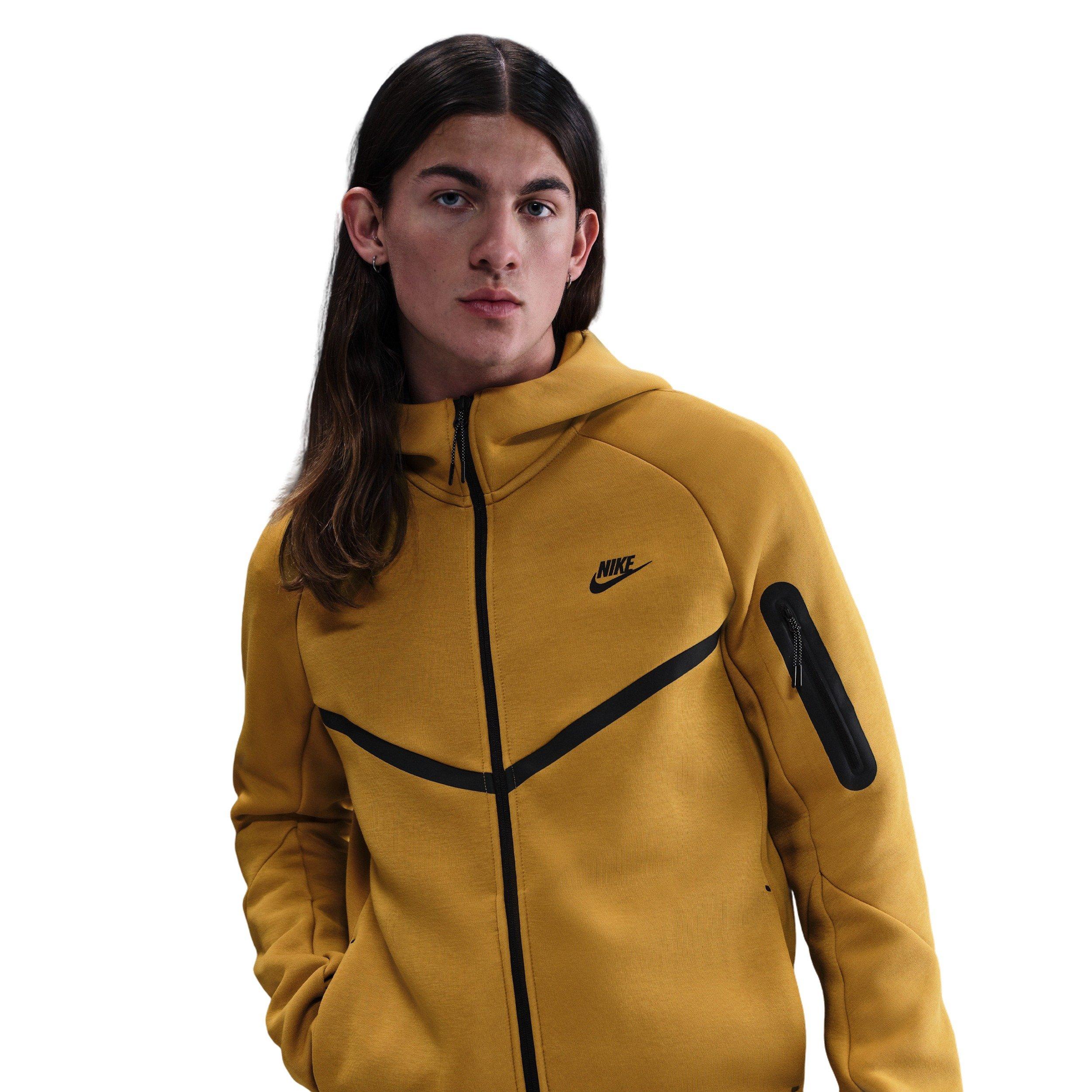 Nike Men's Tech Fleece Windrunner Full-Zip Jacket - BROWN Thumbnail View 1