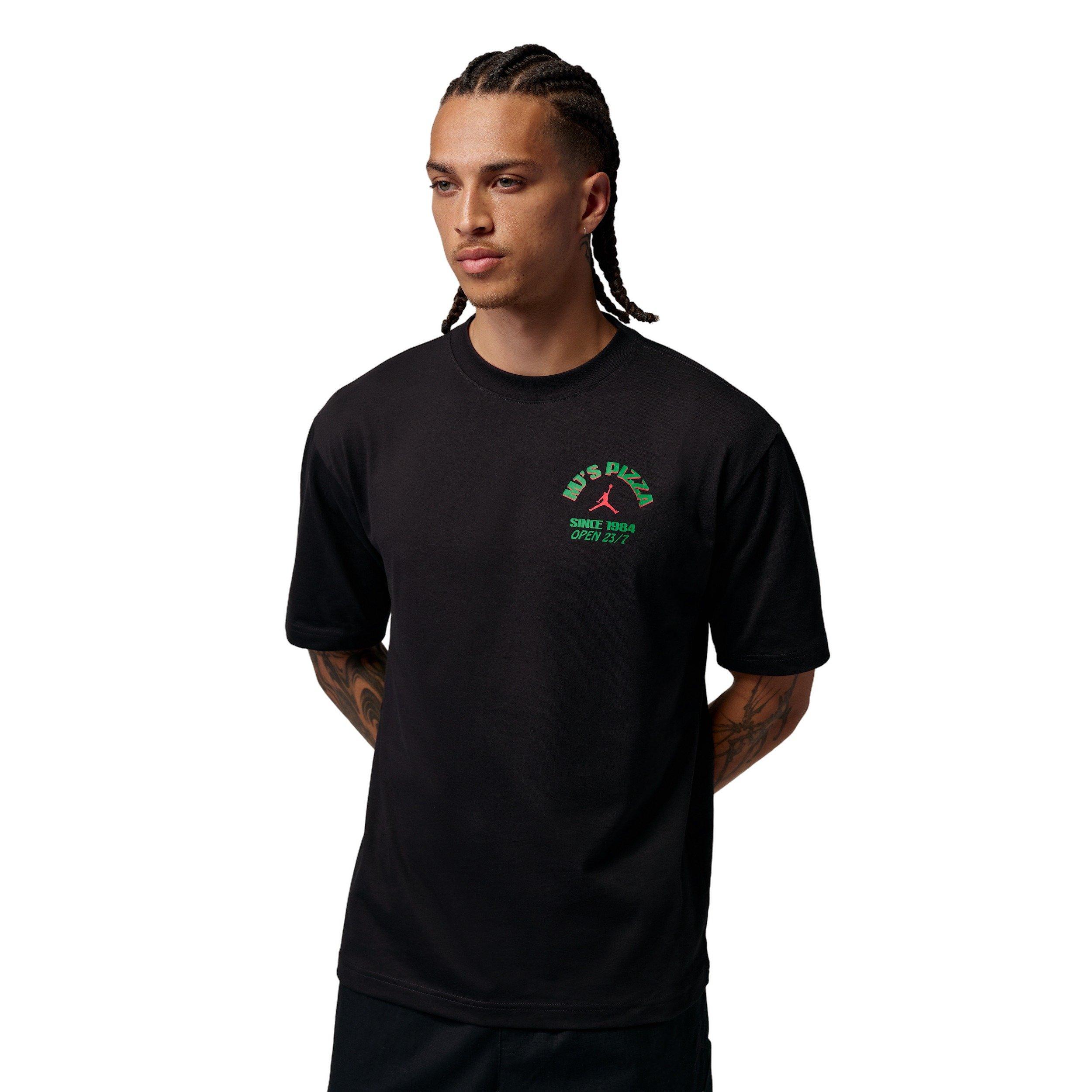 Jordan Men's NC Pizza Graphic T-Shirt - BLACK Thumbnail View 1