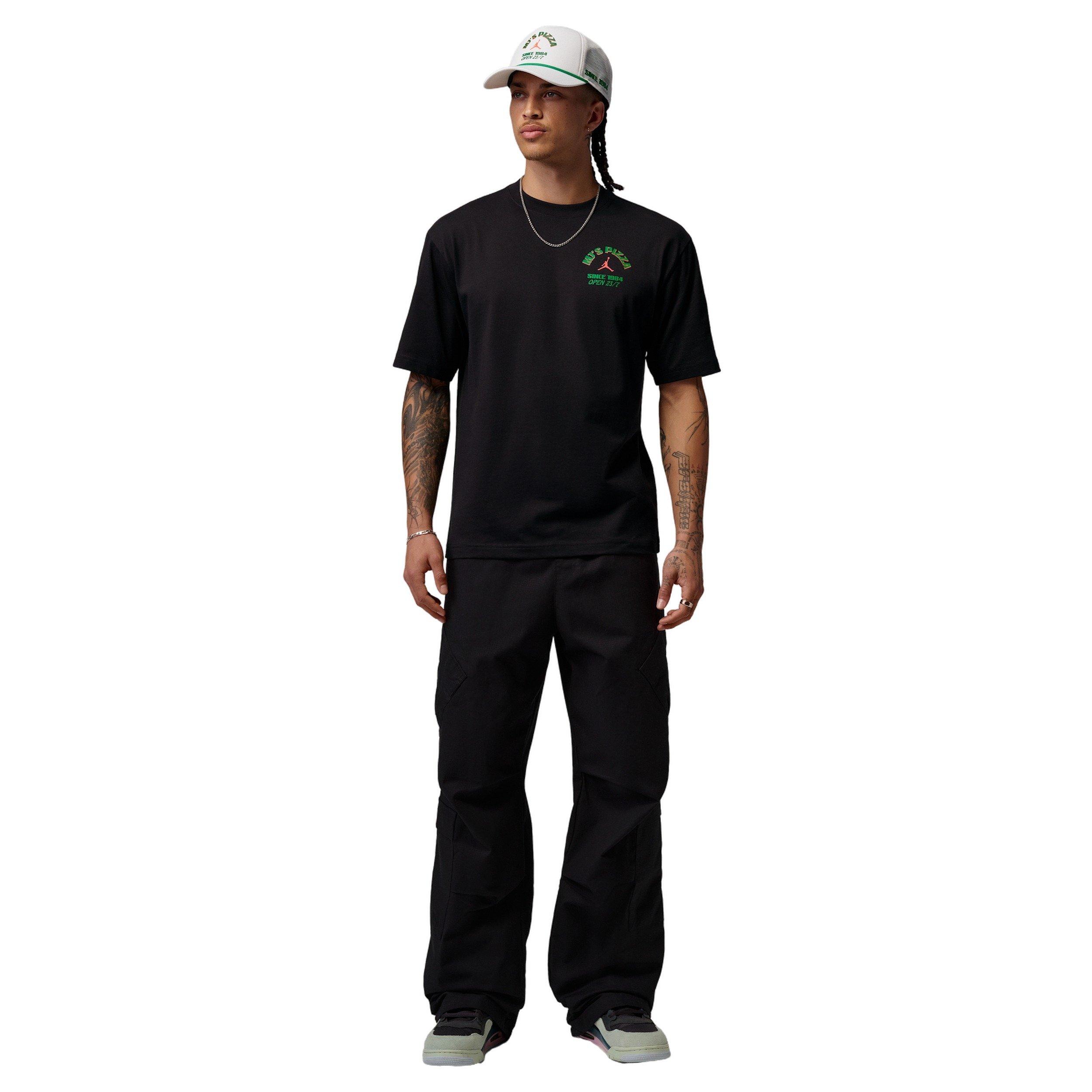 Jordan Men's NC Pizza Graphic T-Shirt - BLACK Thumbnail View 6