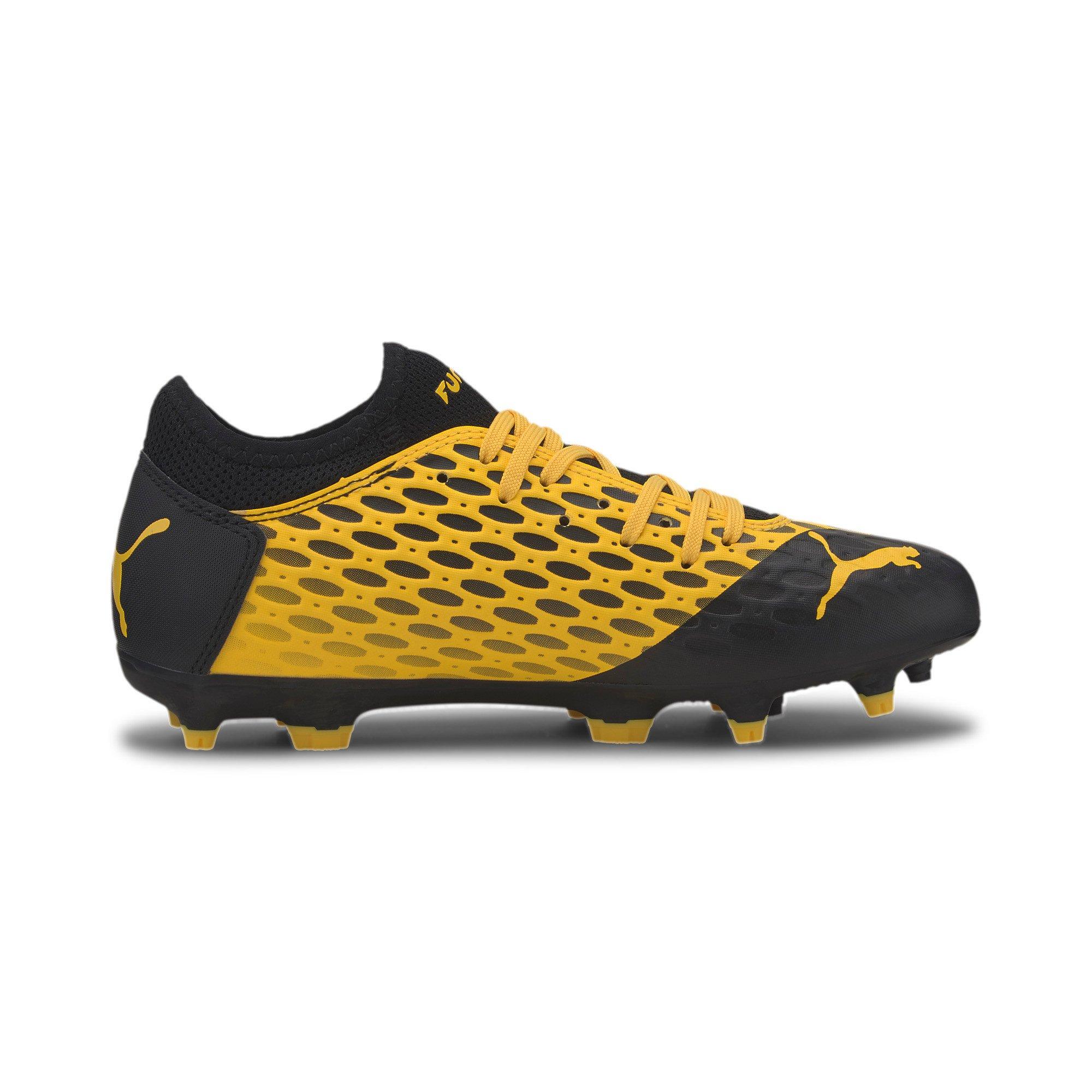 yellow puma soccer cleats