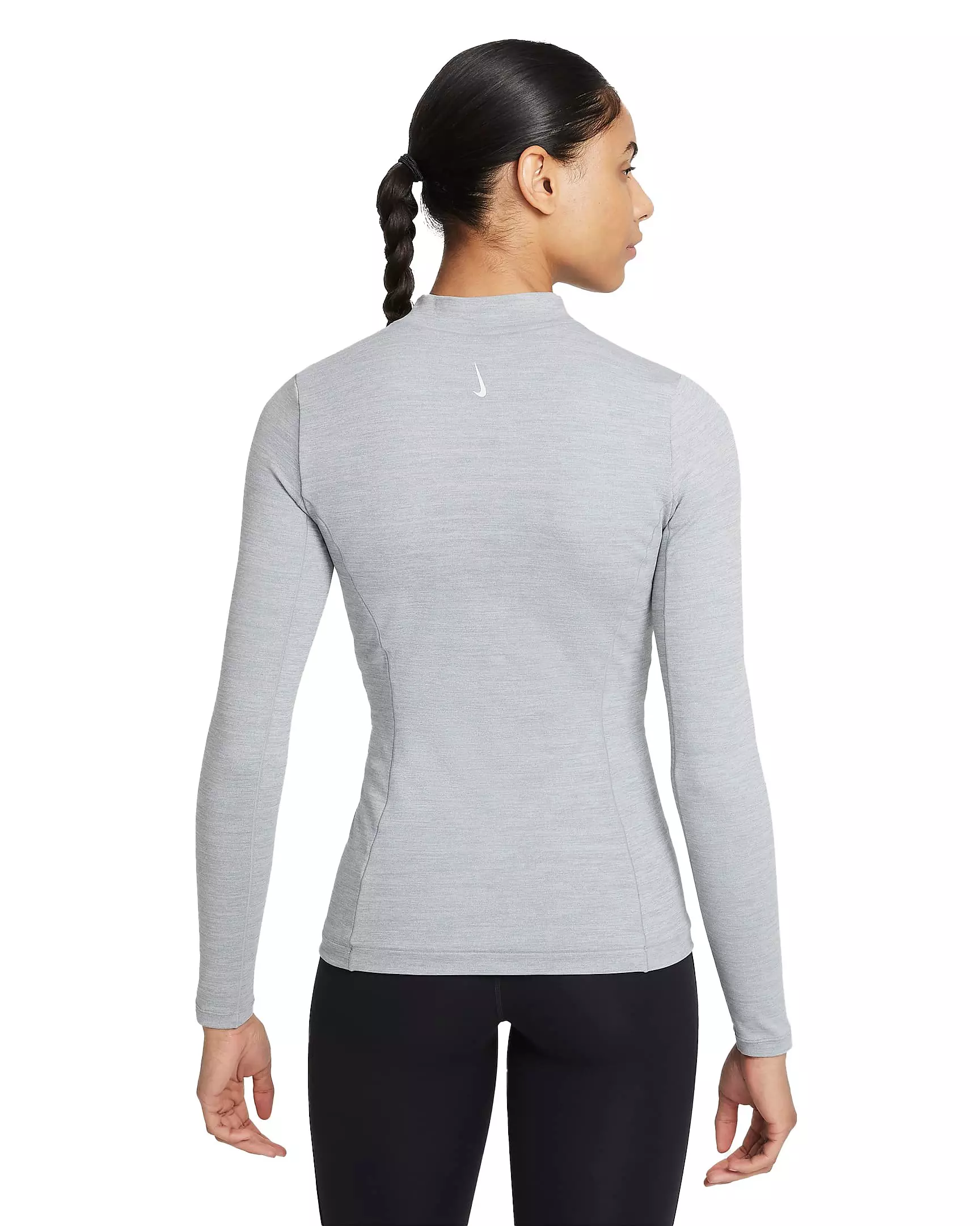 Nike Women's Yoga Luxe Dri-FIT Full-Zip Jacket - GREY