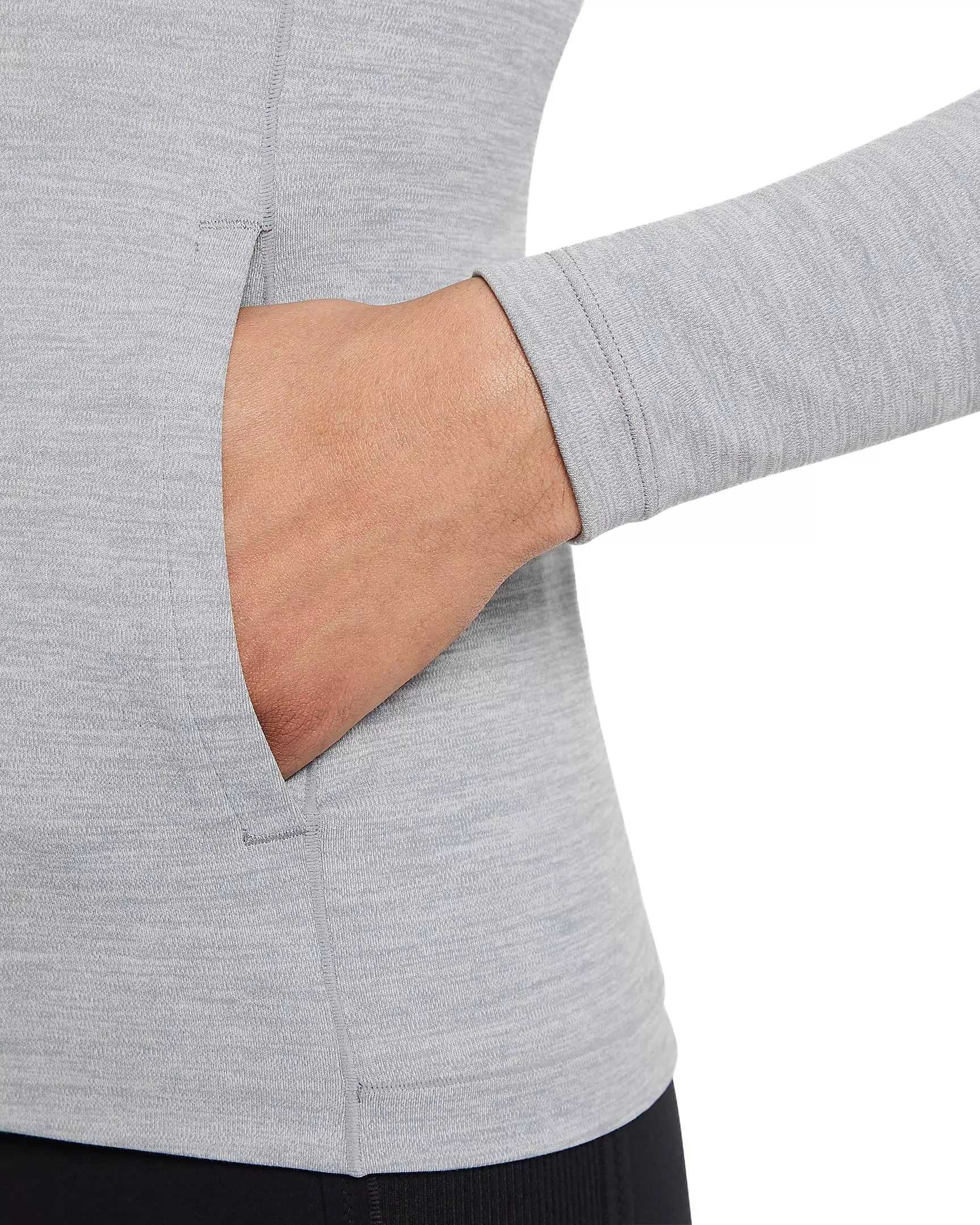 Nike Women's Yoga Luxe Dri-FIT Full-Zip Jacket - GREY