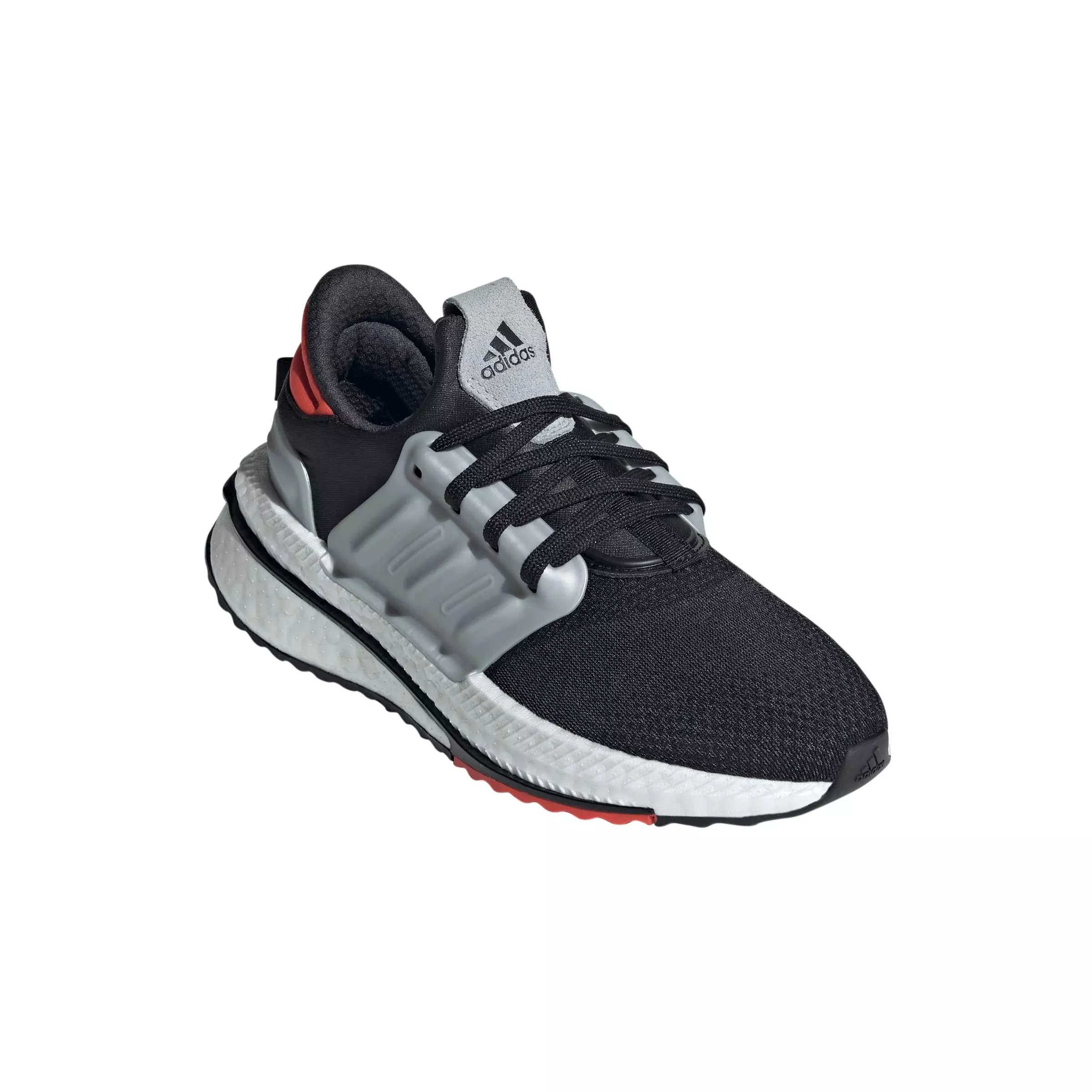 adidas X_PLR BOOST "Core Black/Core Black/Bright Red" Grade School Boys' Running Shoe - BLACK/BLACK/RED