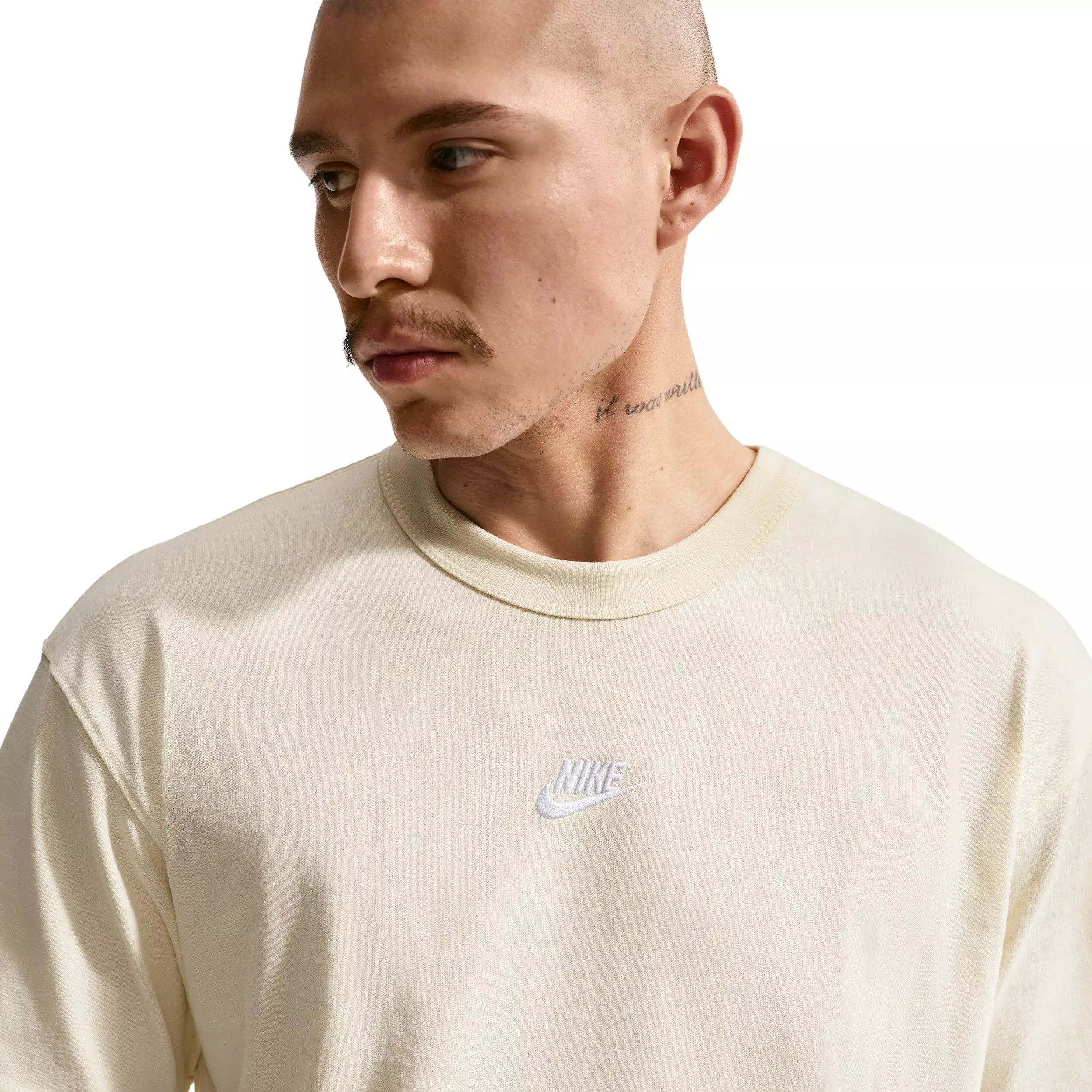 Nike Men's Sportswear Premium Essentials T-Shirt - COCONUT MILK