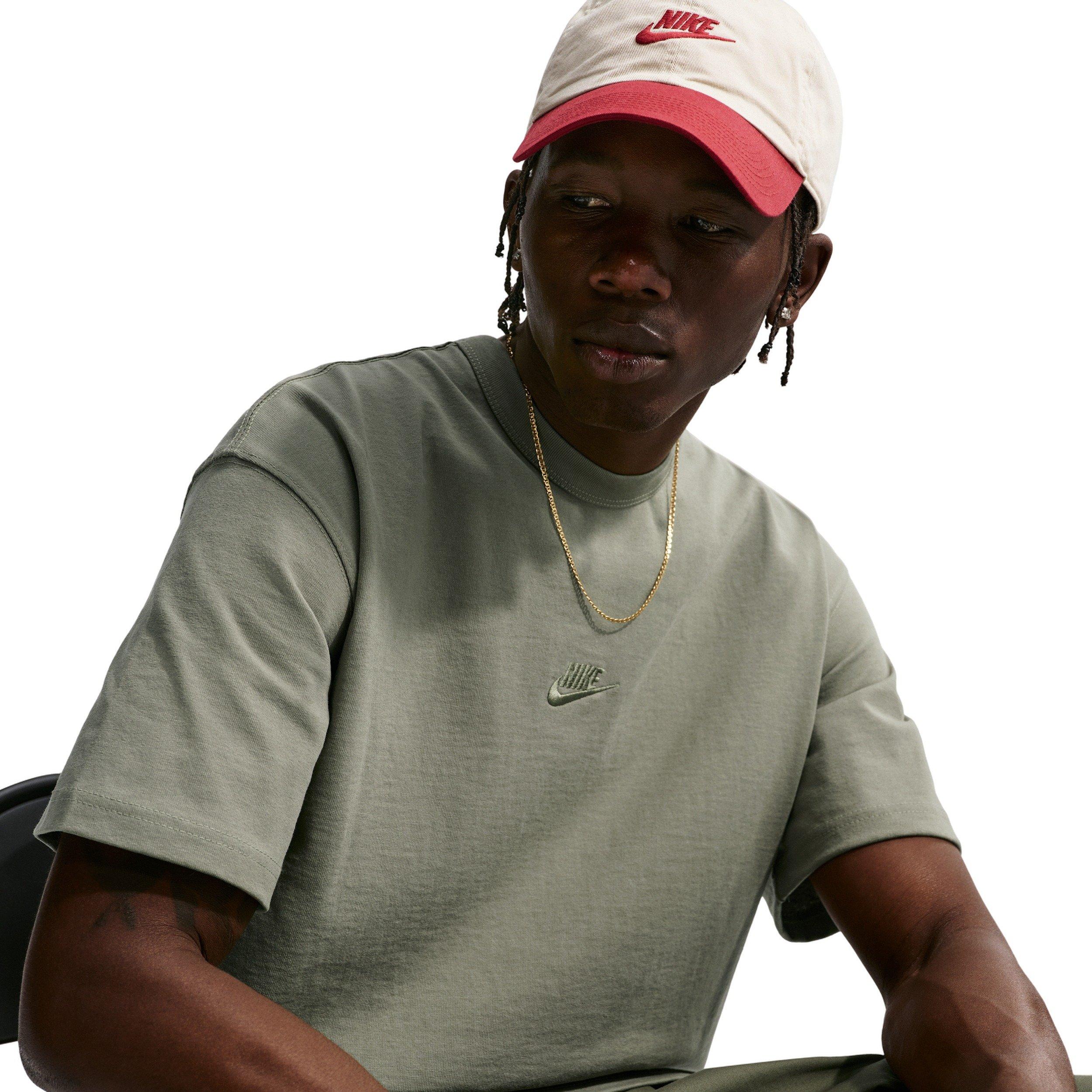 Nike Men's Sportswear Premium Essentials T-Shirt - SAGE GREEN Thumbnail View 3