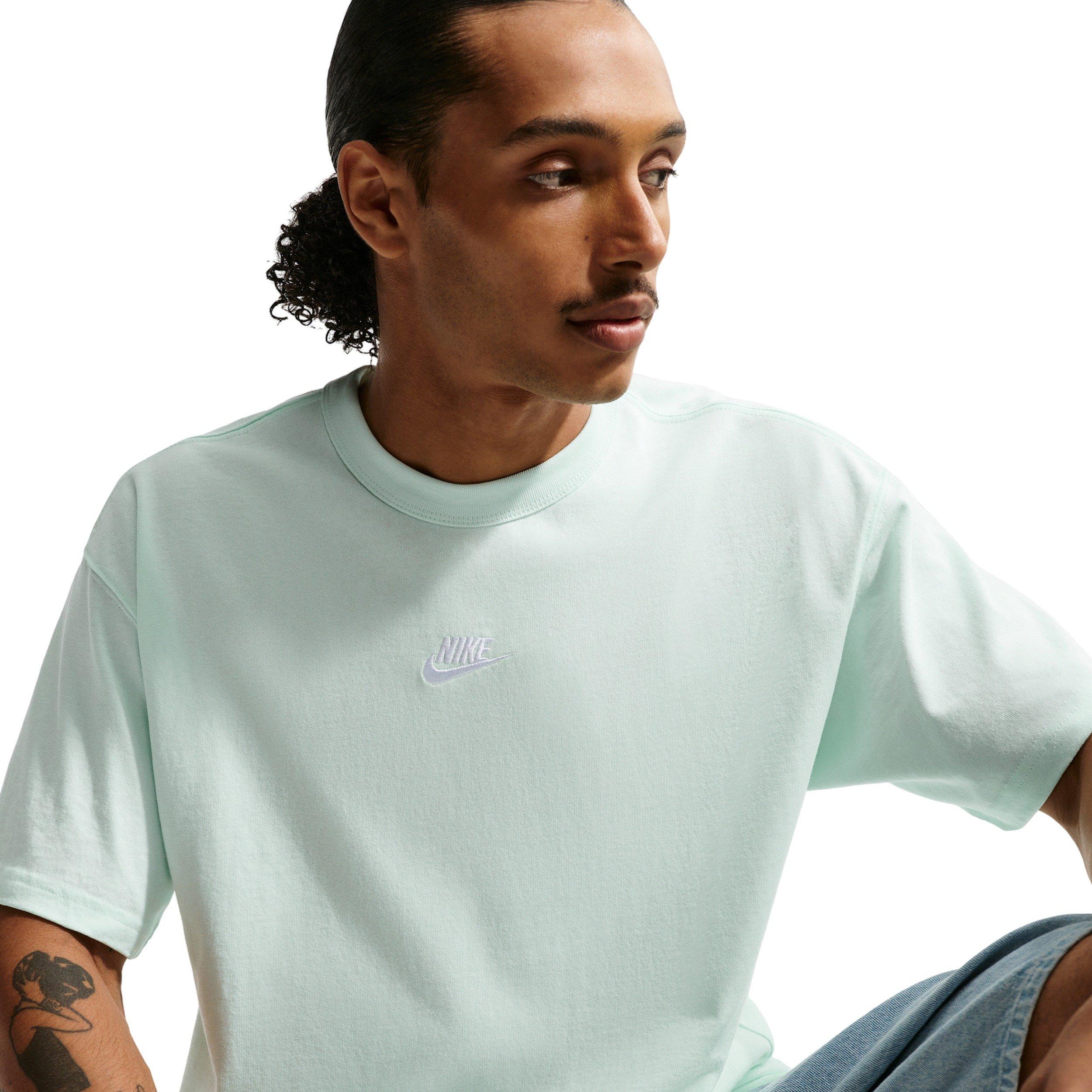 Nike Men's Sportswear Premium Essentials T-Shirt - BARELY GREEN Thumbnail View 3