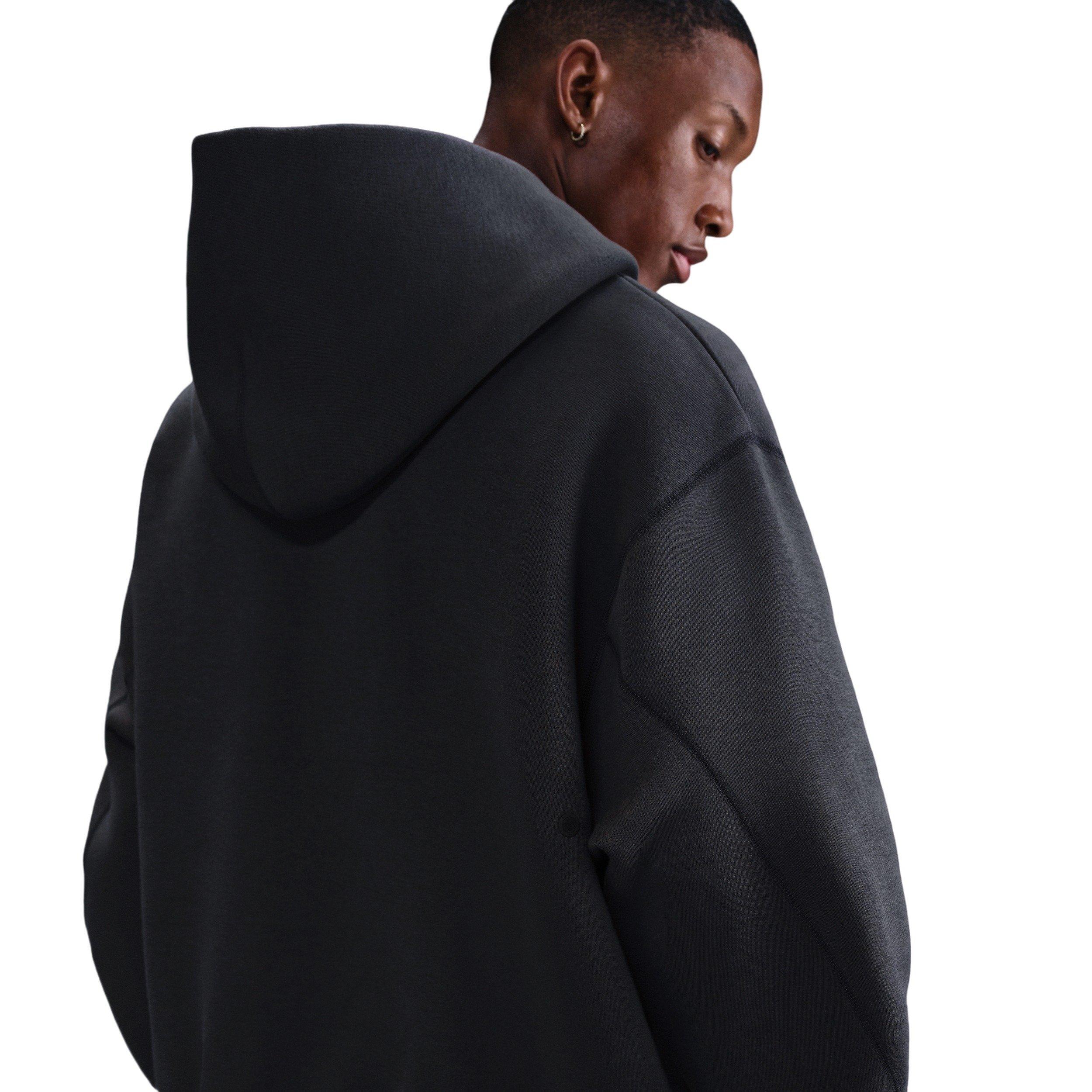 Nike Men's Tech Fleece Oversized Hoodie - GREY Thumbnail View 2