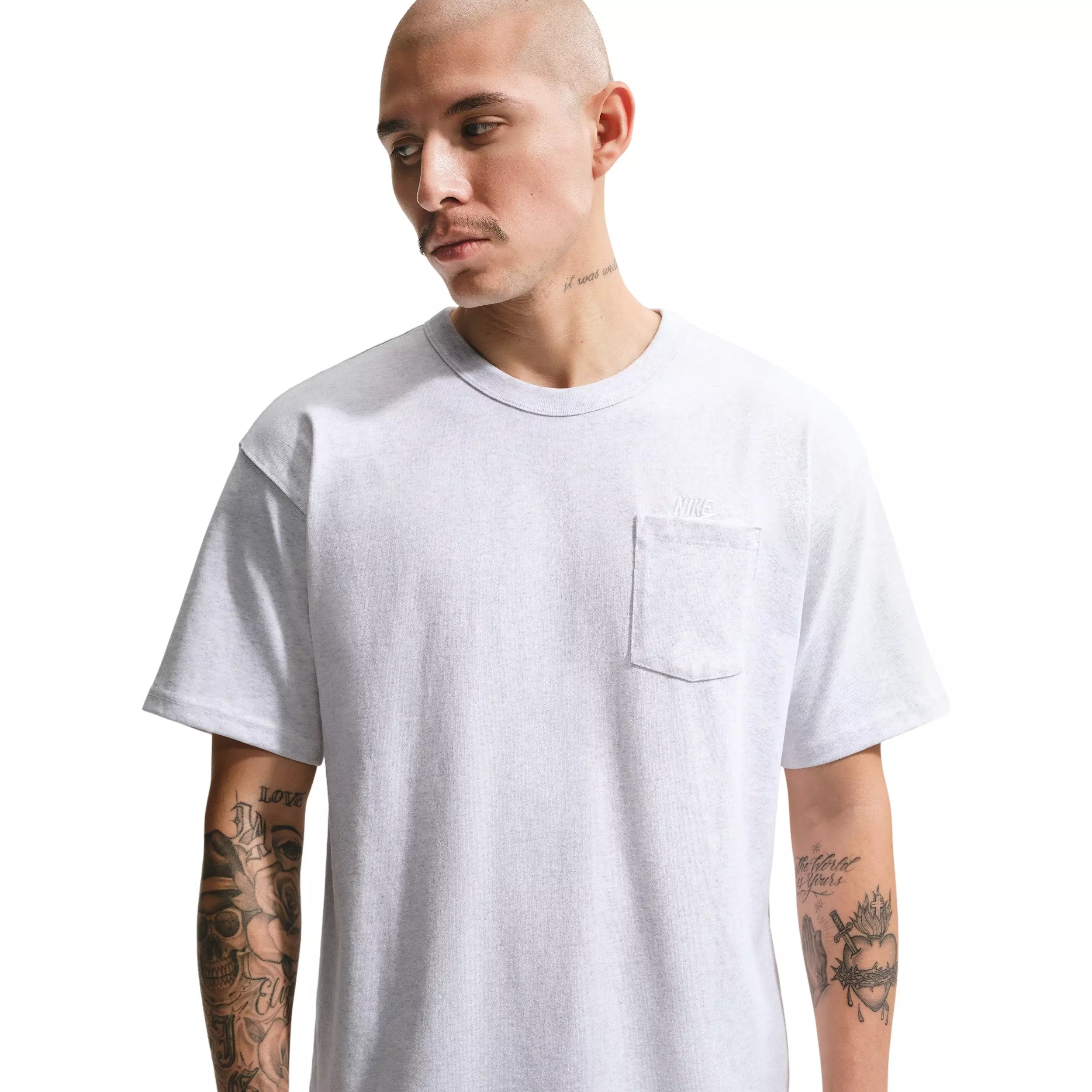 Nike Men's Sportswear Premium Essentials Sust T-Shirt - BIRCH HEATHER