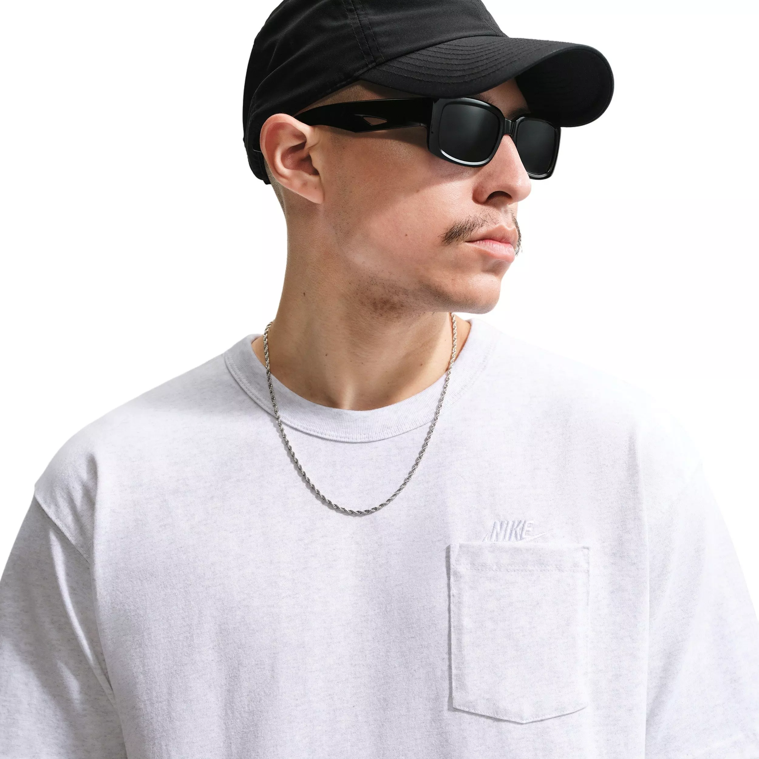 Nike Men's Sportswear Premium Essentials Sust T-Shirt - BIRCH HEATHER