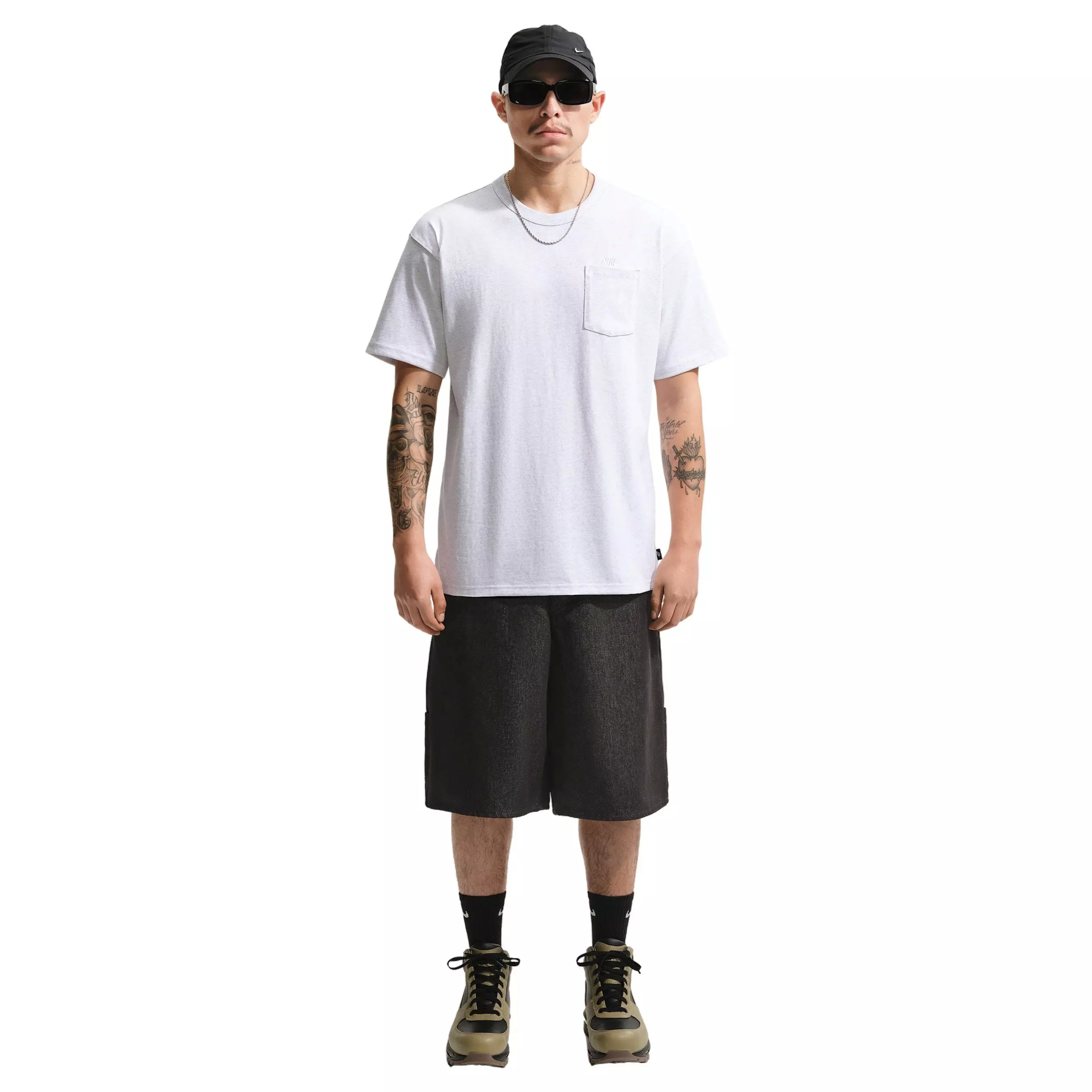 Nike Men's Sportswear Premium Essentials Sust T-Shirt - BIRCH HEATHER