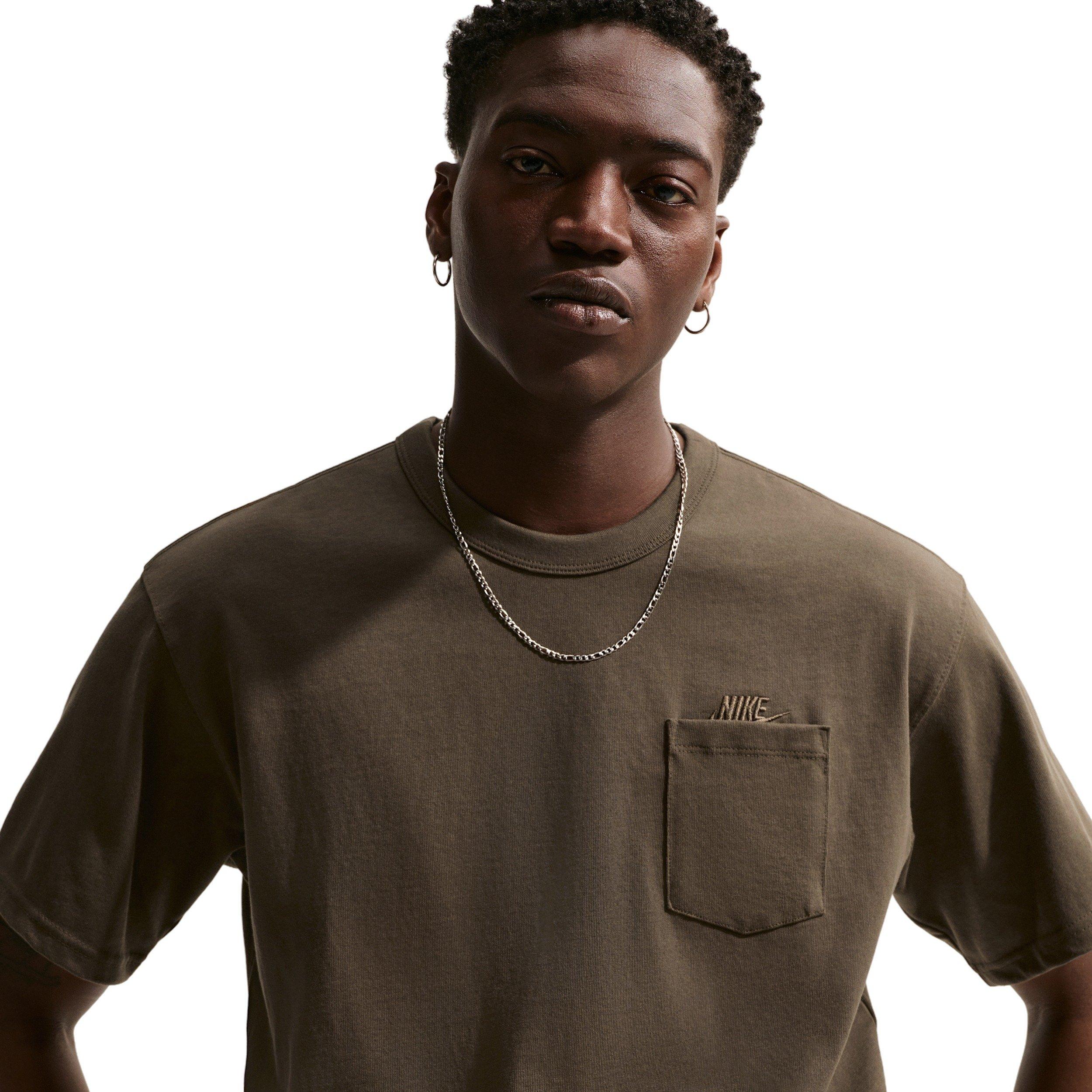 Nike Men's Sportswear Premium Essentials Sust T-Shirt - DK HAZEL Thumbnail View 3