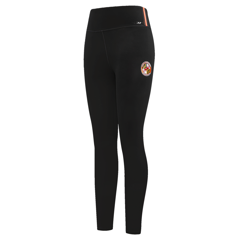 Pro Standard Women's MLB Baltimore Orioles Mashup Jersey Leggings -Black - BLACK Thumbnail View 3