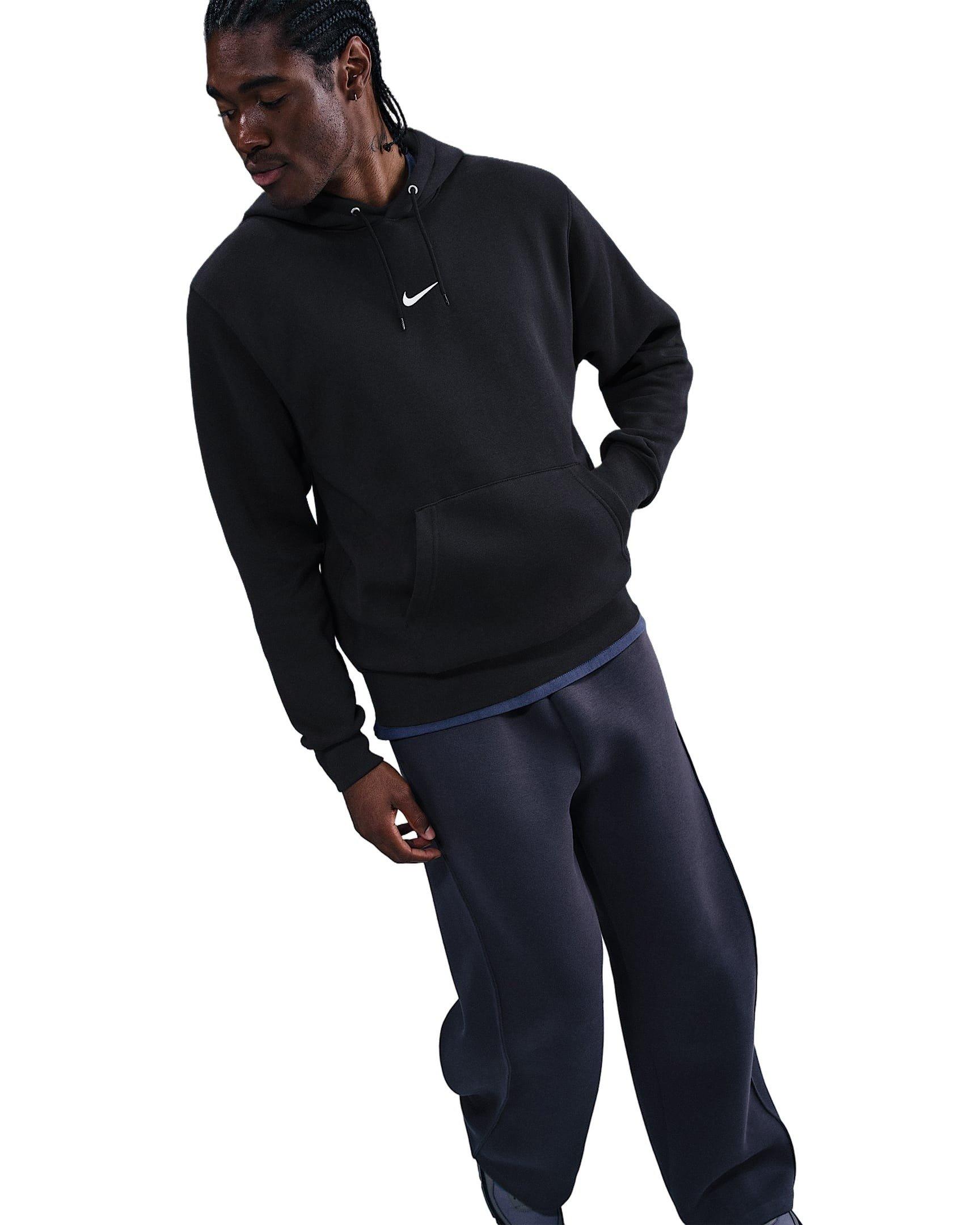 Nike Men's Sportswear Club Air Max Fleece Hoodie - BLACK Thumbnail View 3