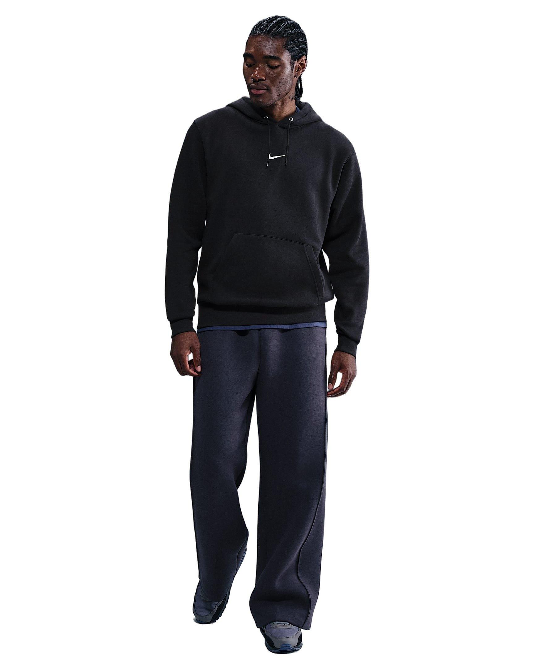 Nike Men's Sportswear Club Air Max Fleece Hoodie - BLACK Thumbnail View 4