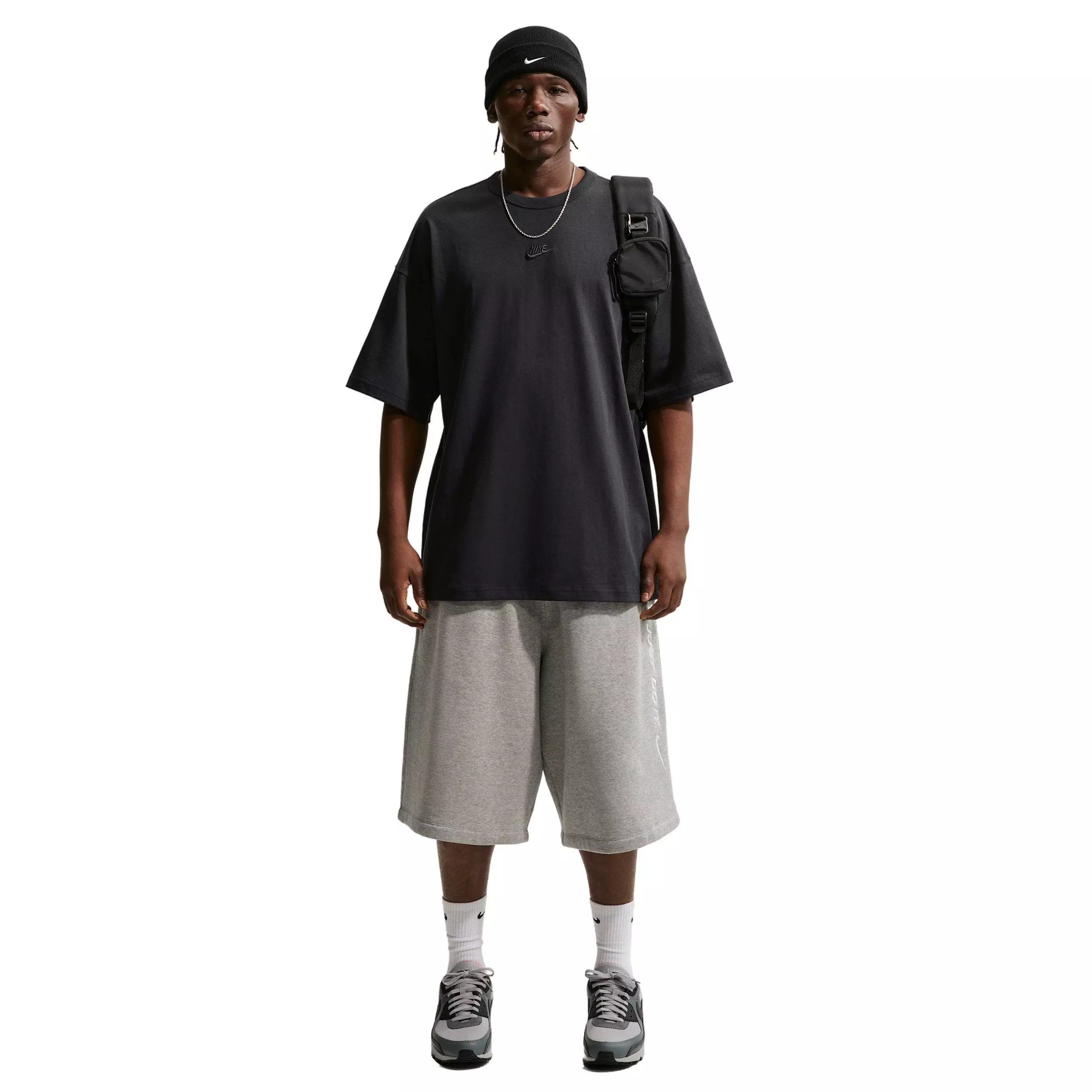 Nike Men's Sportswear Premium Essentials Sust Oversized T-Shirt - BLACK
