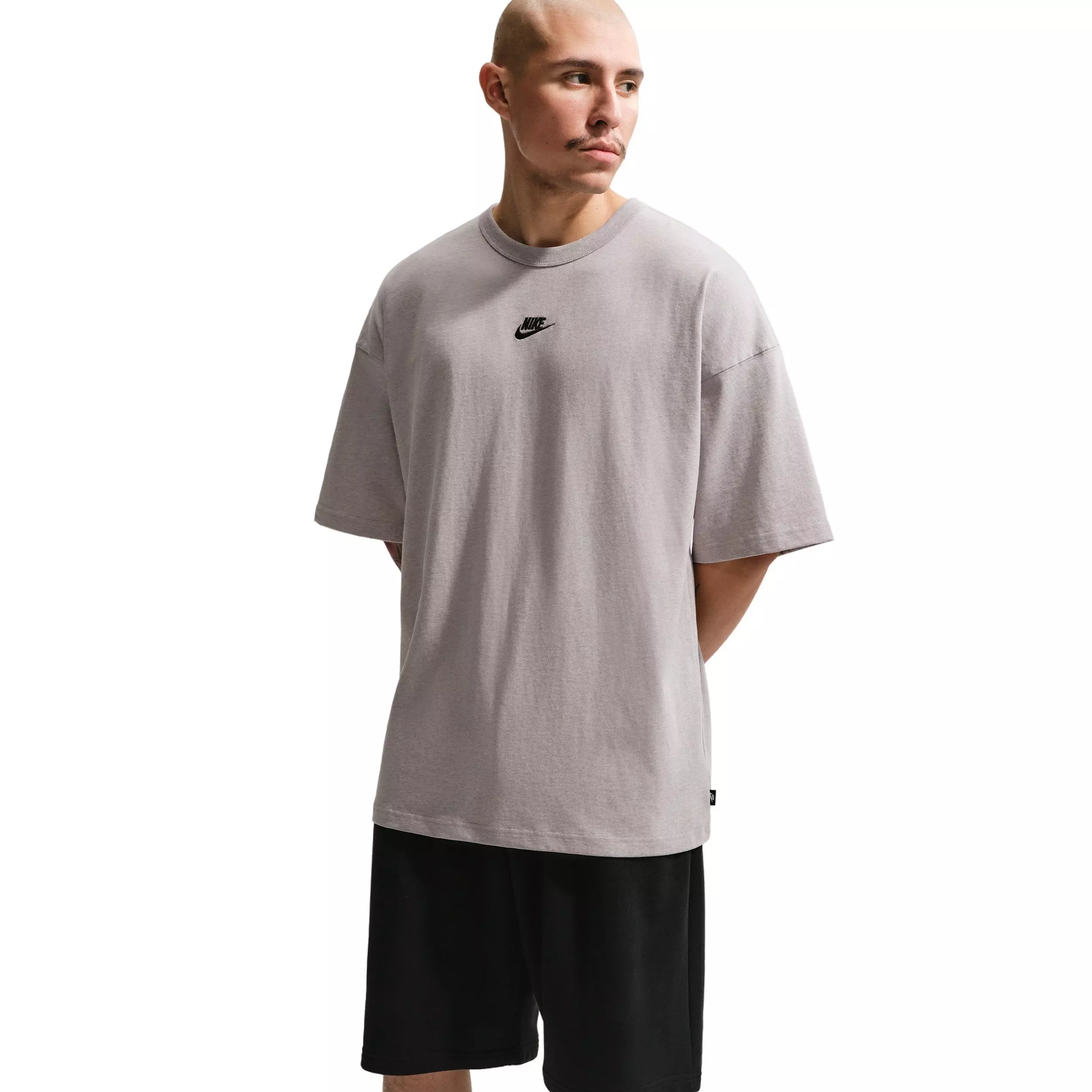 Nike Men's Sportswear Premium Essentials Sust Oversized T-Shirt - GREY