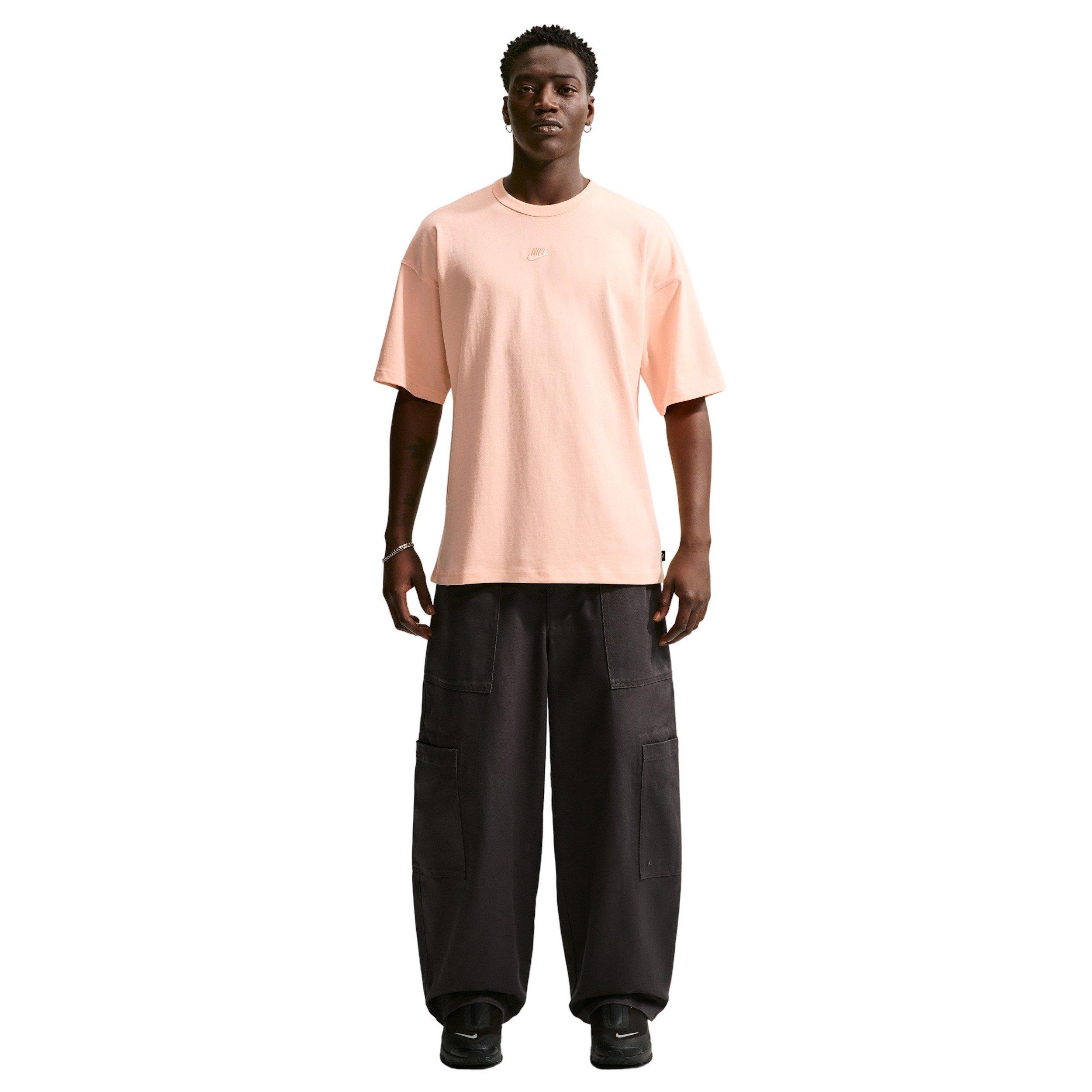 Nike Men's Sportswear Premium Essentials Sust Oversized T-Shirt - ICE PEACH Thumbnail View 4