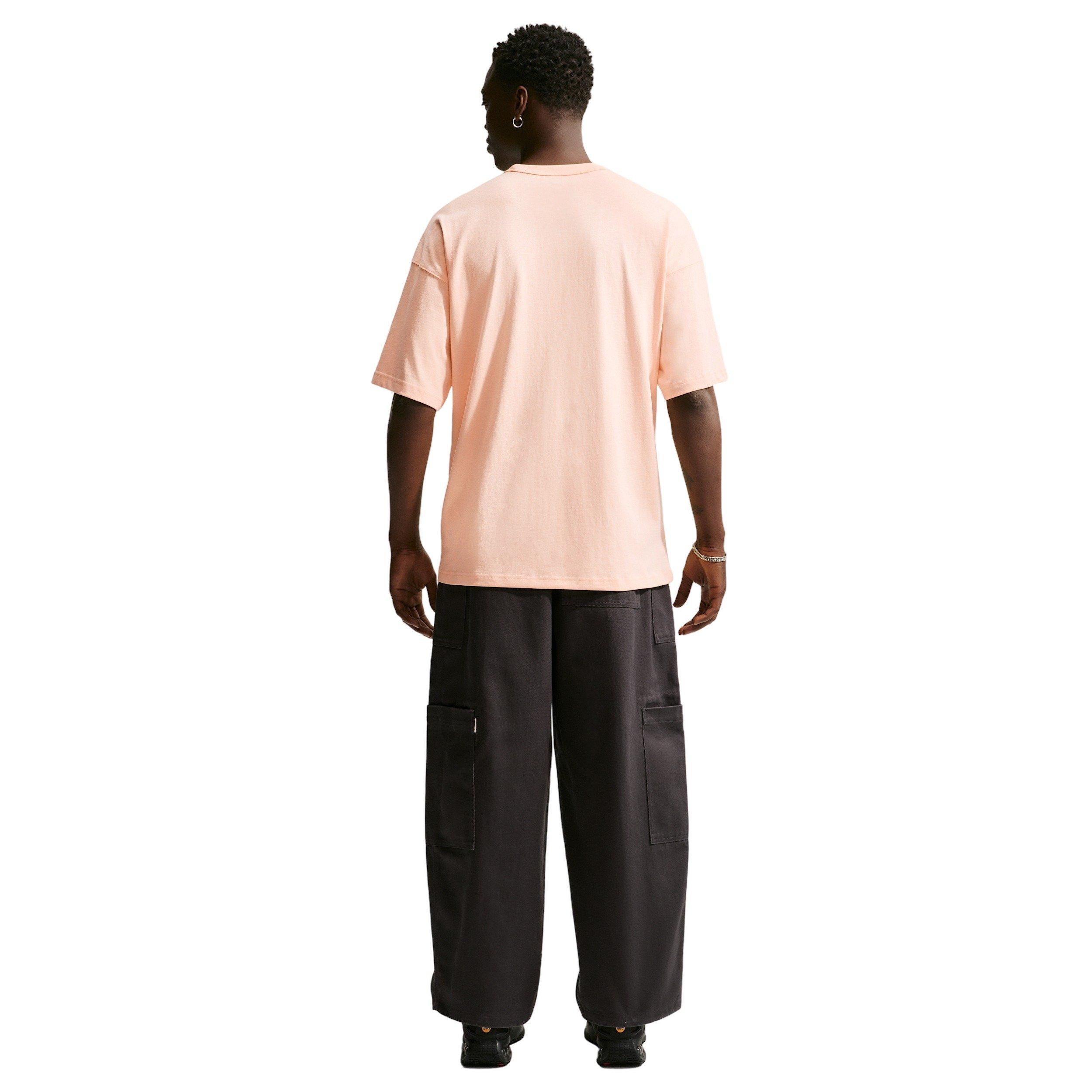 Nike Men's Sportswear Premium Essentials Sust Oversized T-Shirt - ICE PEACH Thumbnail View 5