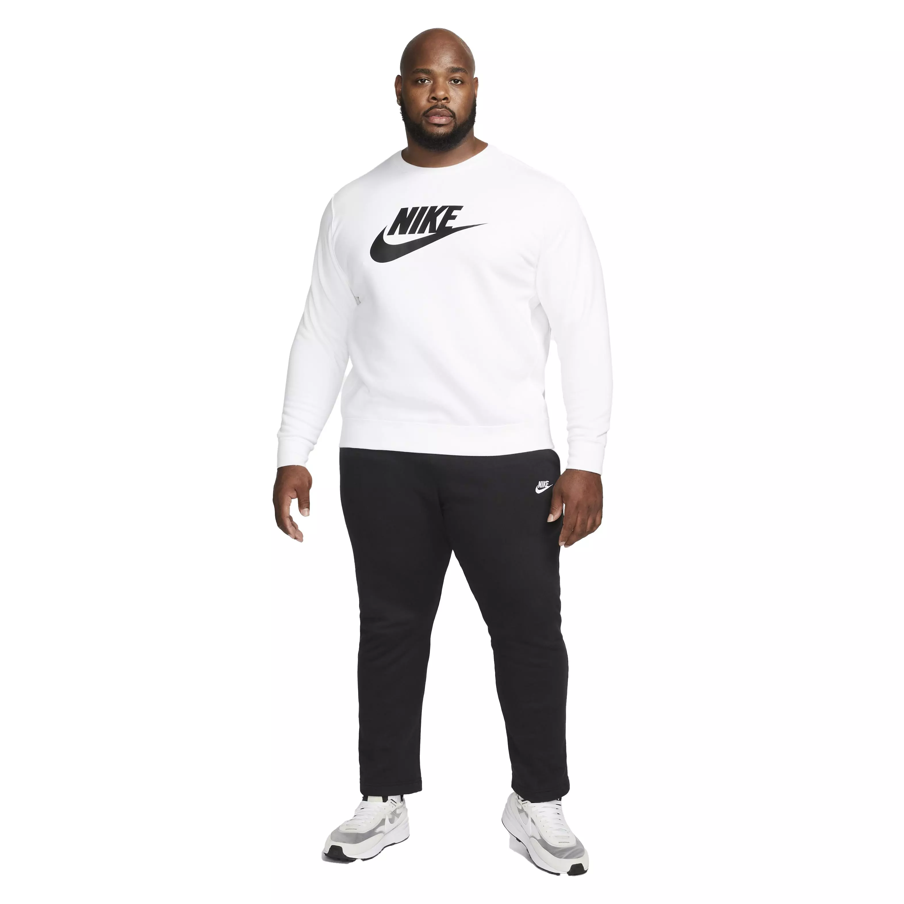 Nike Men's Sportswear Club GX Graphic Crew - WHITE