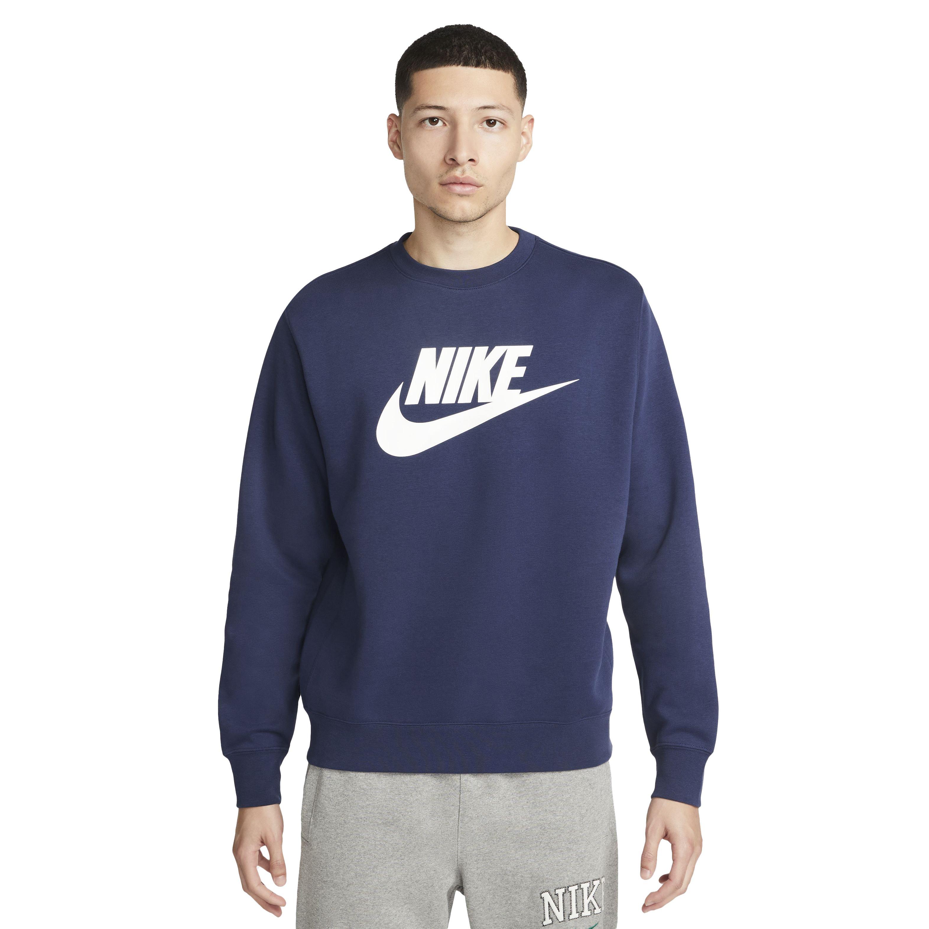 Nike Men's Sportswear Club GX Graphic Crew - NAVY