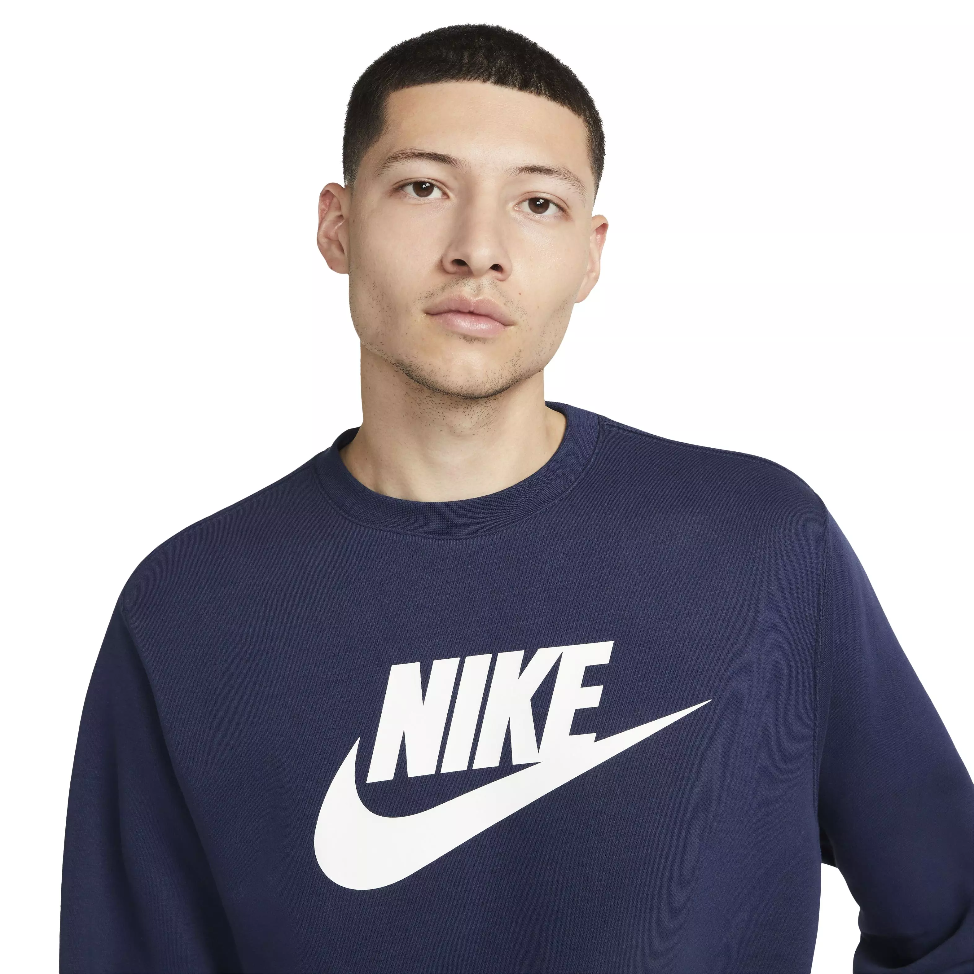 Nike Men's Sportswear Club GX Graphic Crew - NAVY
