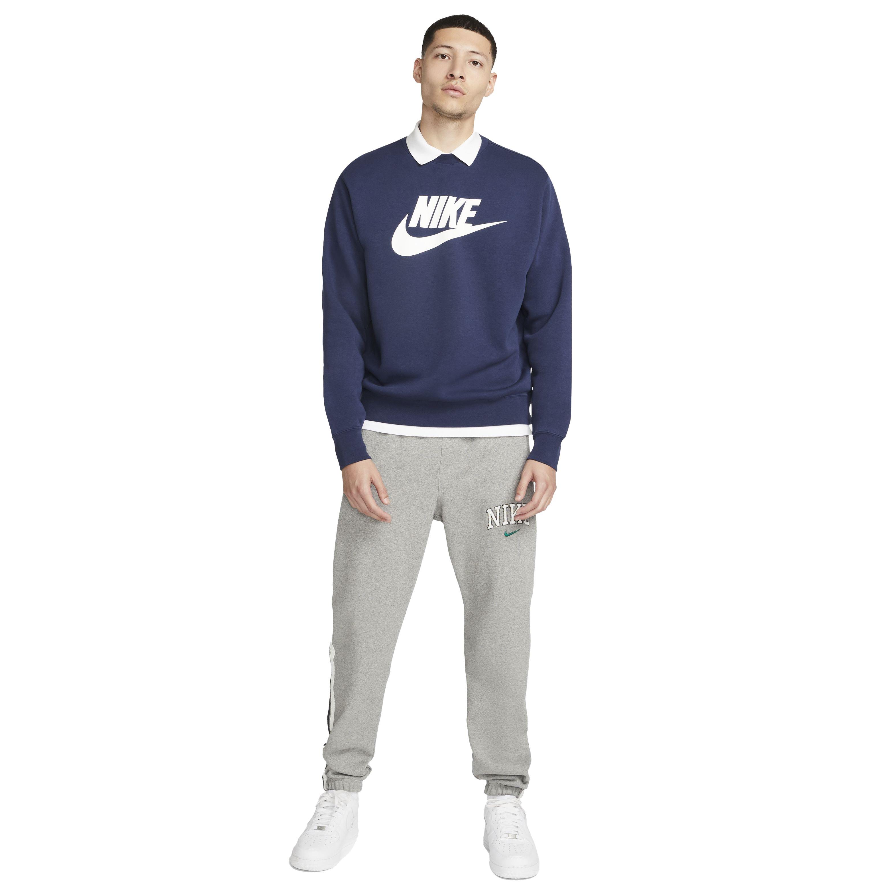 Nike Men's Sportswear Club GX Graphic Crew - NAVY