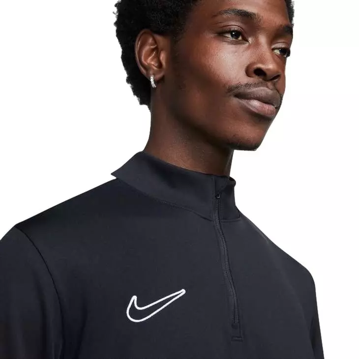 Nike Men's Dri-FIT Aacademy Drill Soccer Top - Black - BLACK
