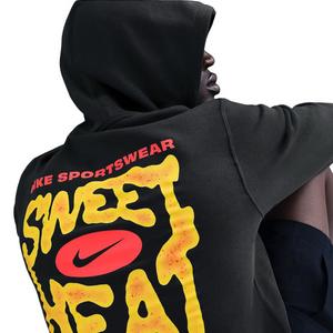 Nike Men's Sportswear Club Sole Food Pullover Fleece Hoodie -Black