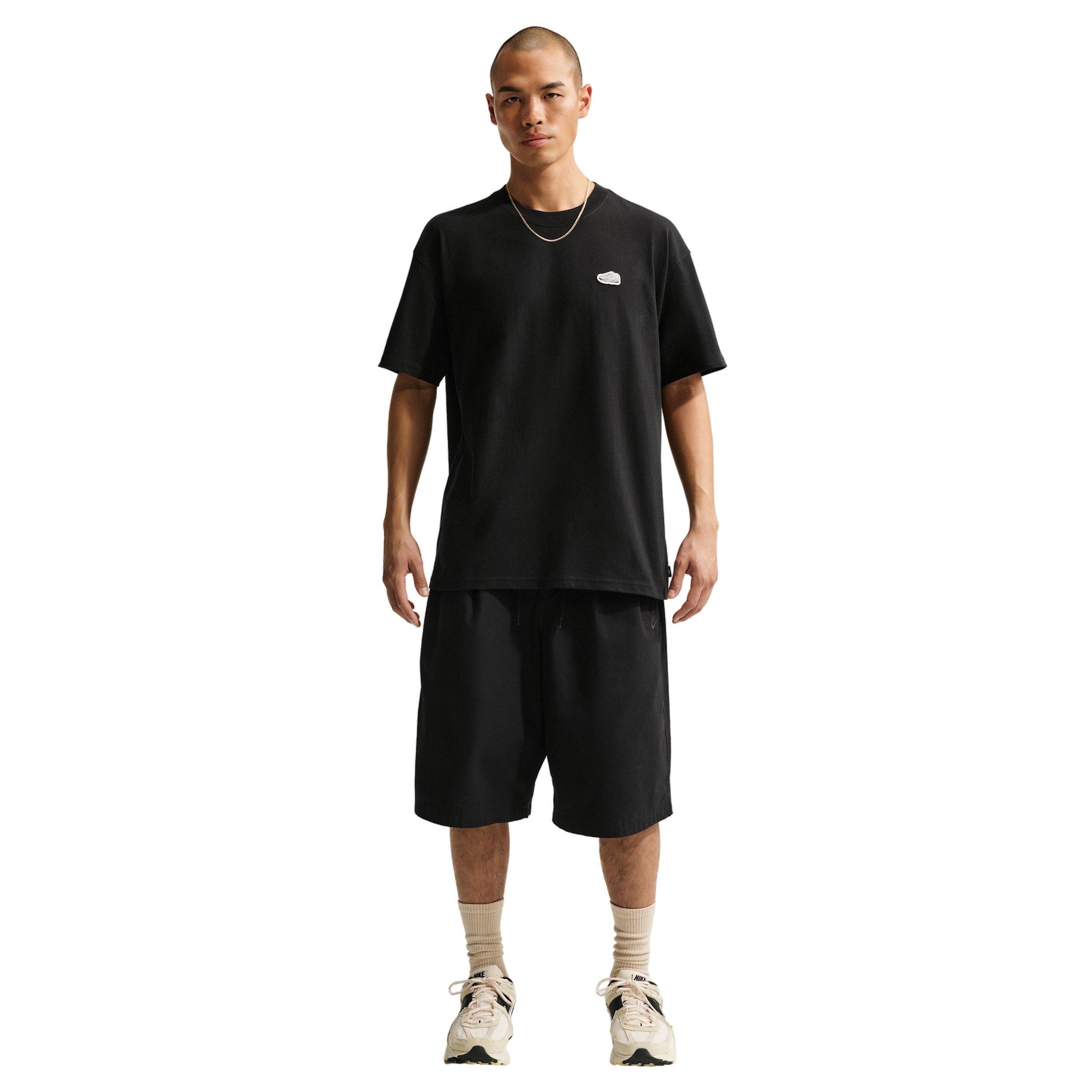 Nike Men's Sportswear Vomero Patch T-Shirt - BLACK Thumbnail View 4