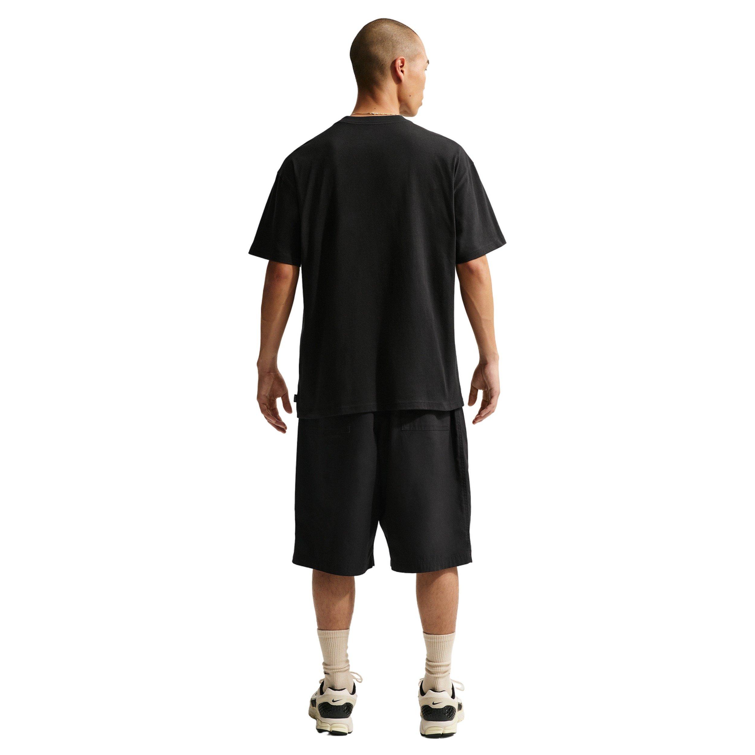 Nike Men's Sportswear Vomero Patch T-Shirt - BLACK Thumbnail View 5