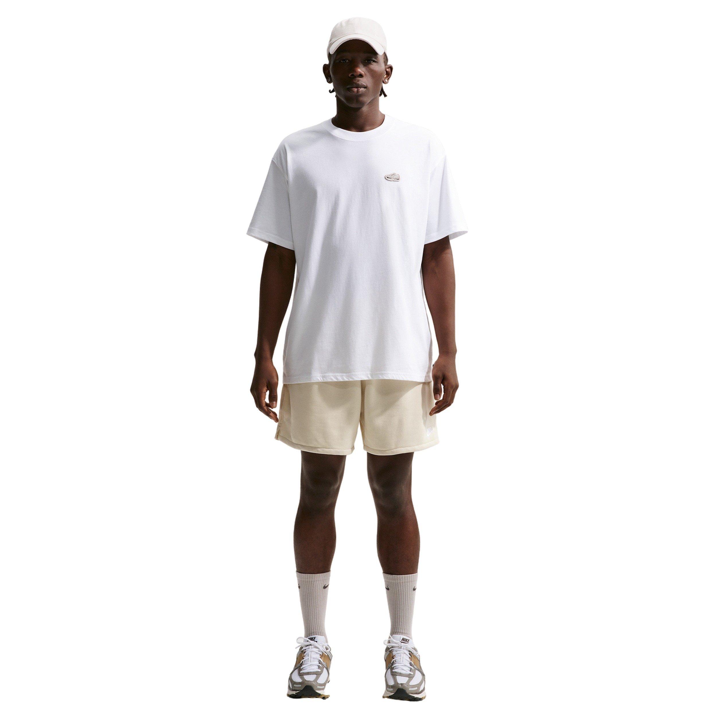 Nike Men's Sportswear Vomero Patch T-Shirt - WHITE Thumbnail View 4