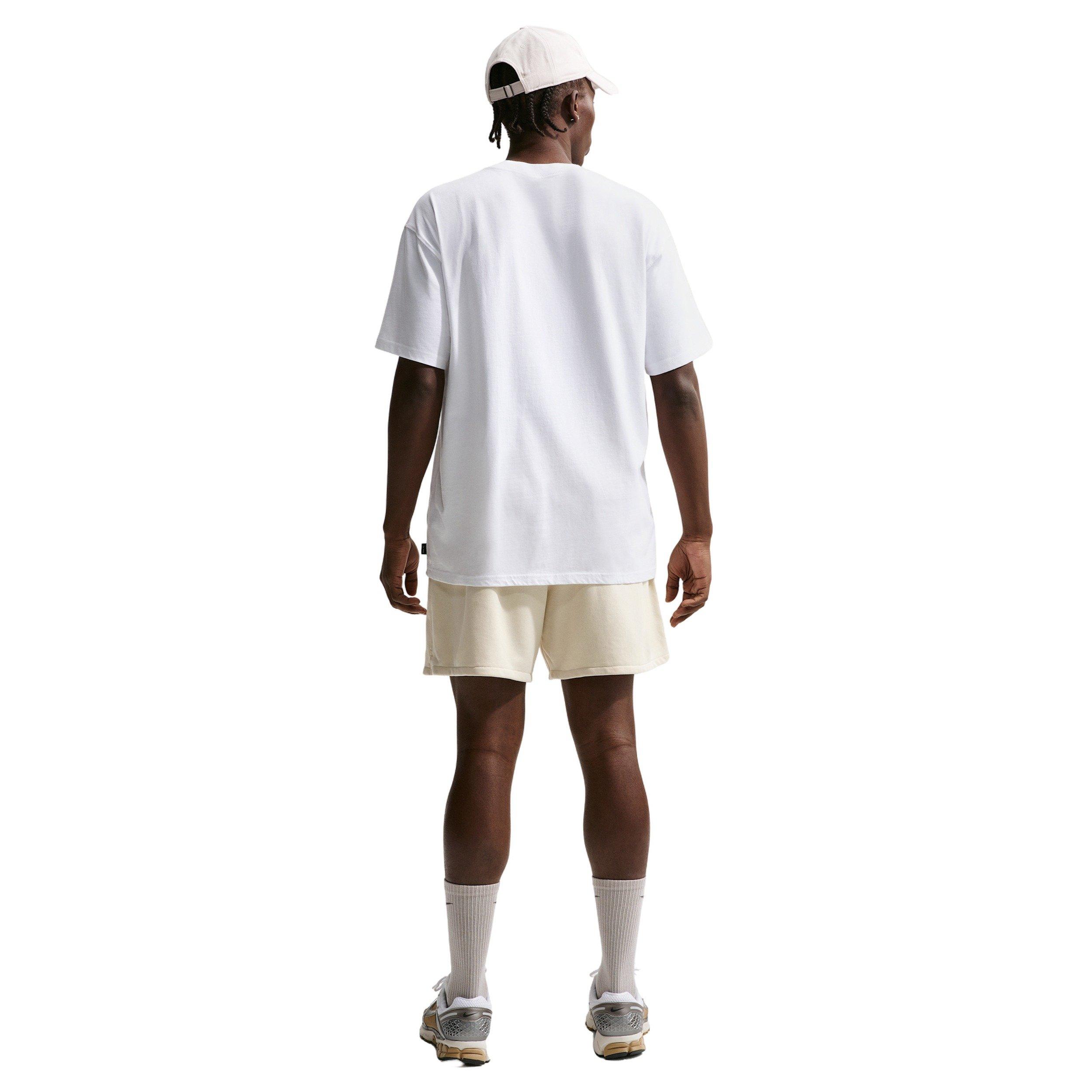 Nike Men's Sportswear Vomero Patch T-Shirt - WHITE Thumbnail View 5