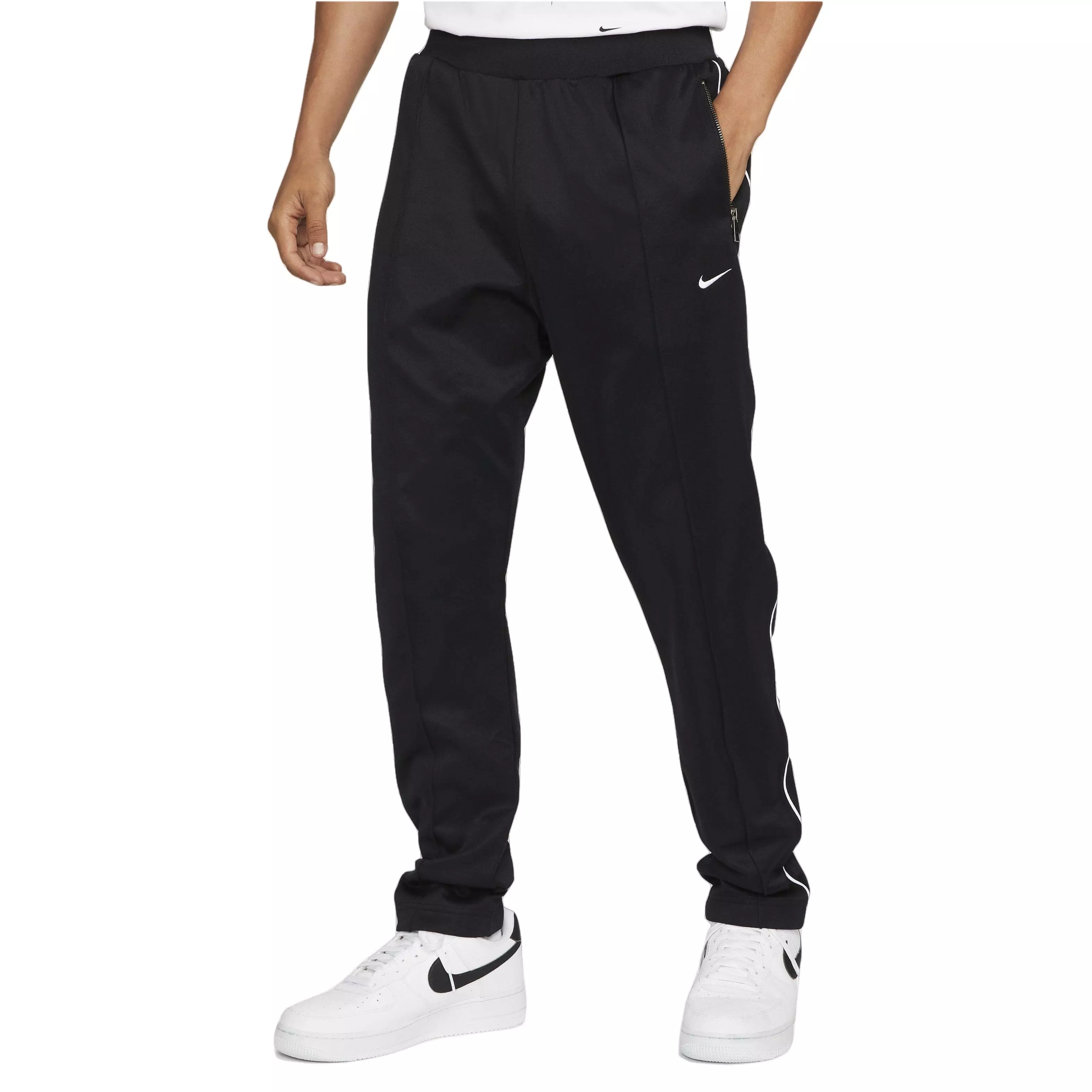 mens nike black tracksuit bottoms