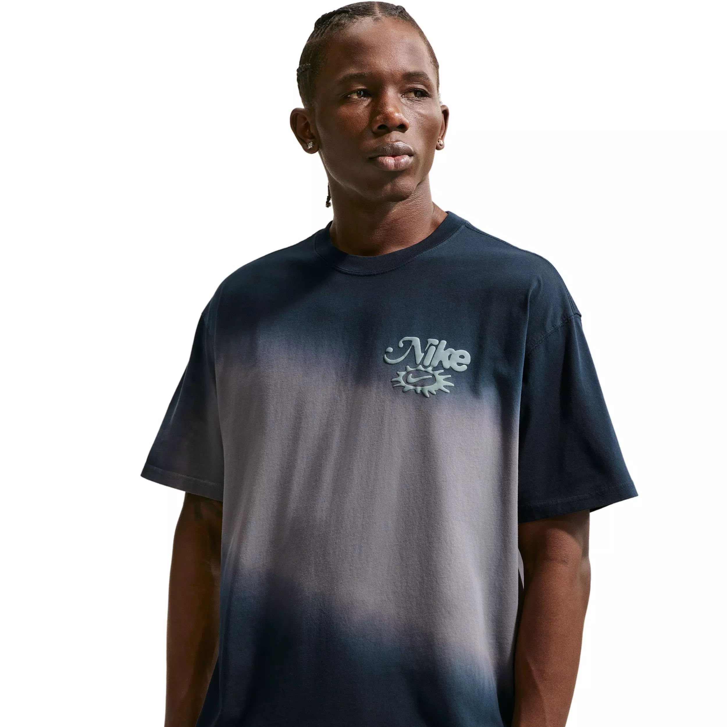 Nike Men's Sportswear Dunk Dip Dye T-Shirt - BLACK