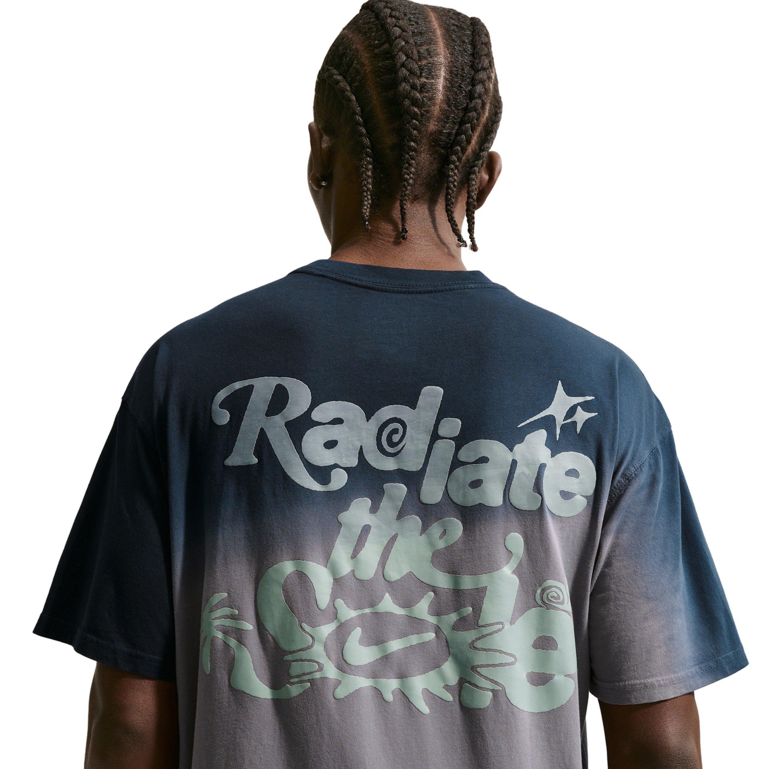 Nike Men's Sportswear Dunk Dip Dye T-Shirt - BLACK Thumbnail View 2