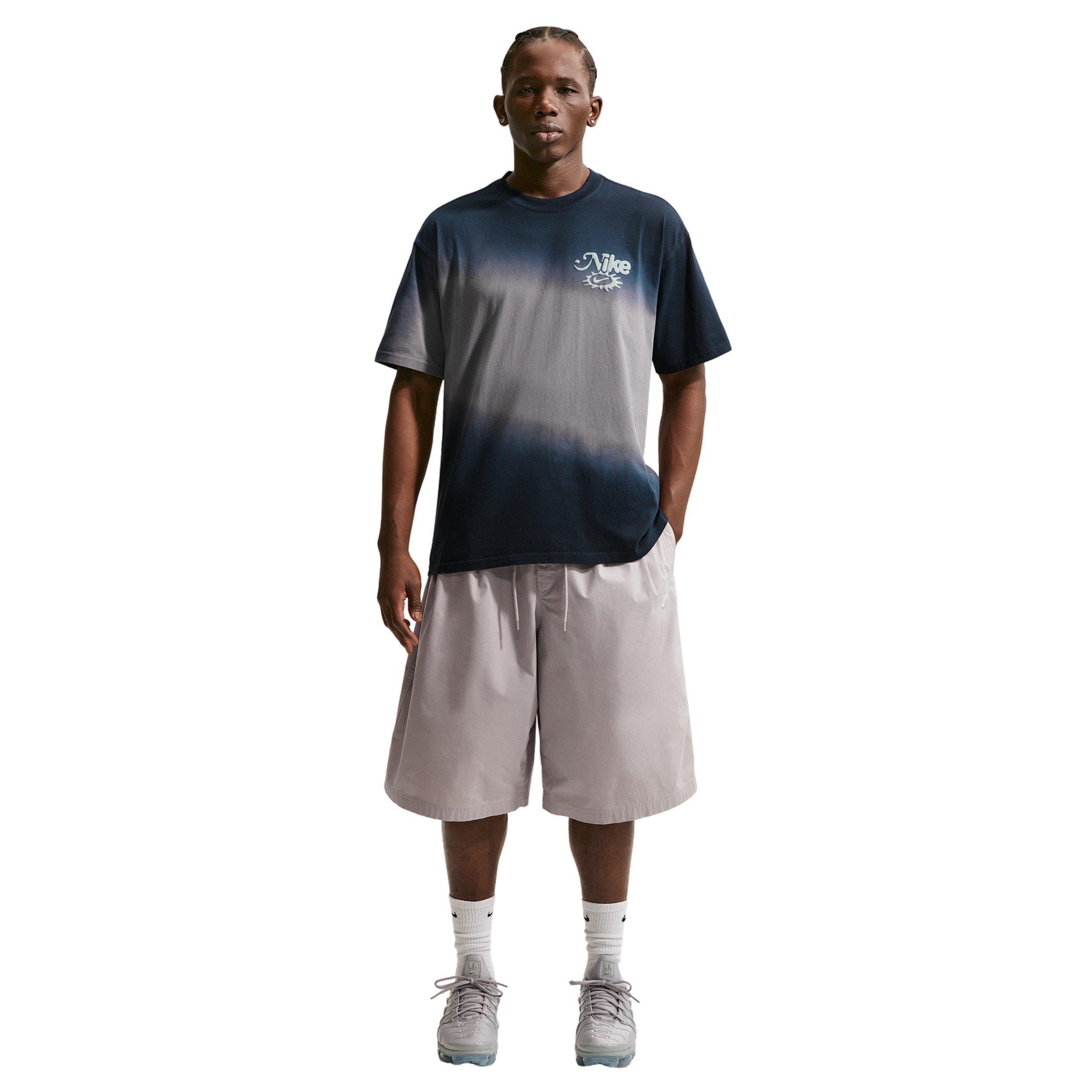 Nike Men's Sportswear Dunk Dip Dye T-Shirt - BLACK Thumbnail View 4