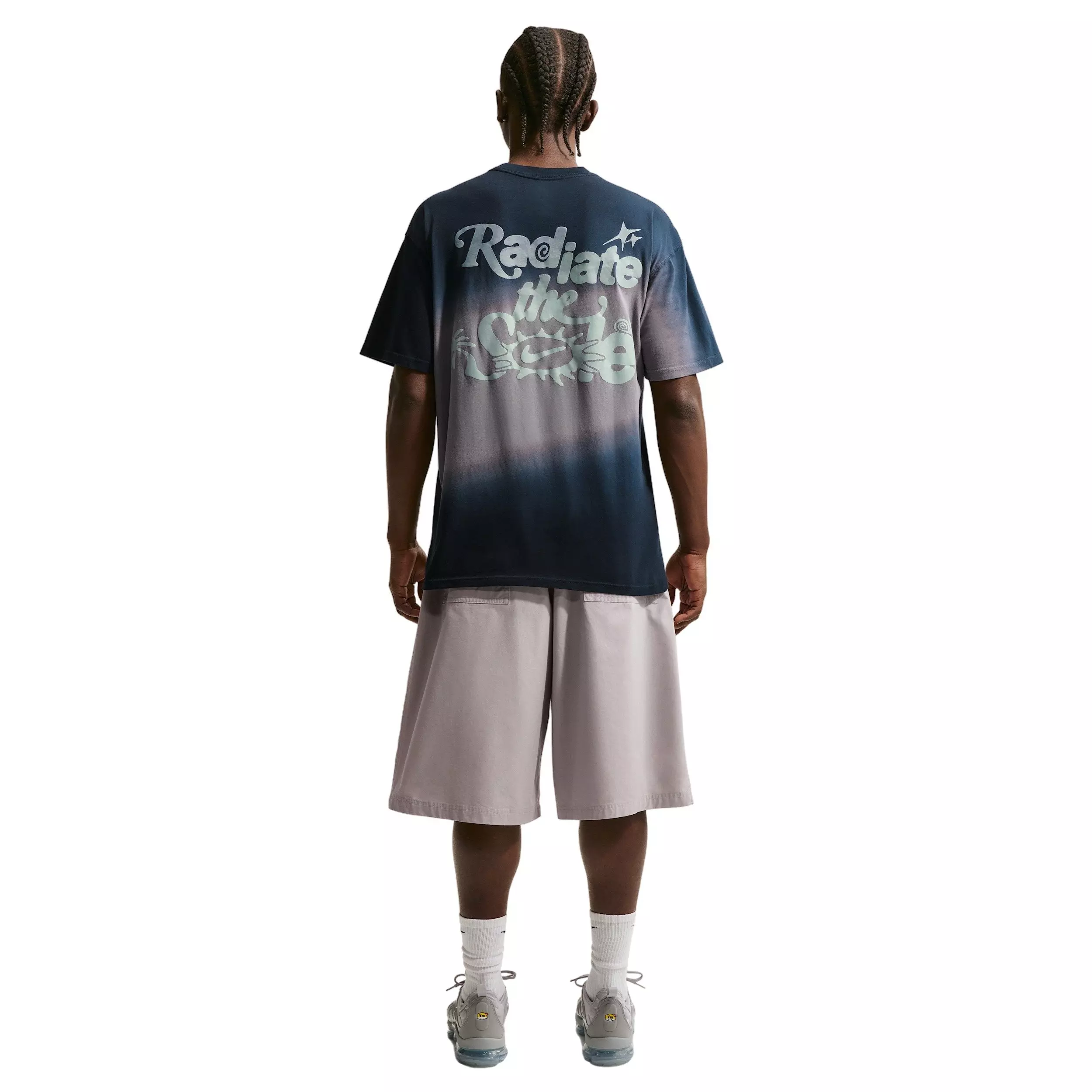 Nike Men's Sportswear Dunk Dip Dye T-Shirt - BLACK