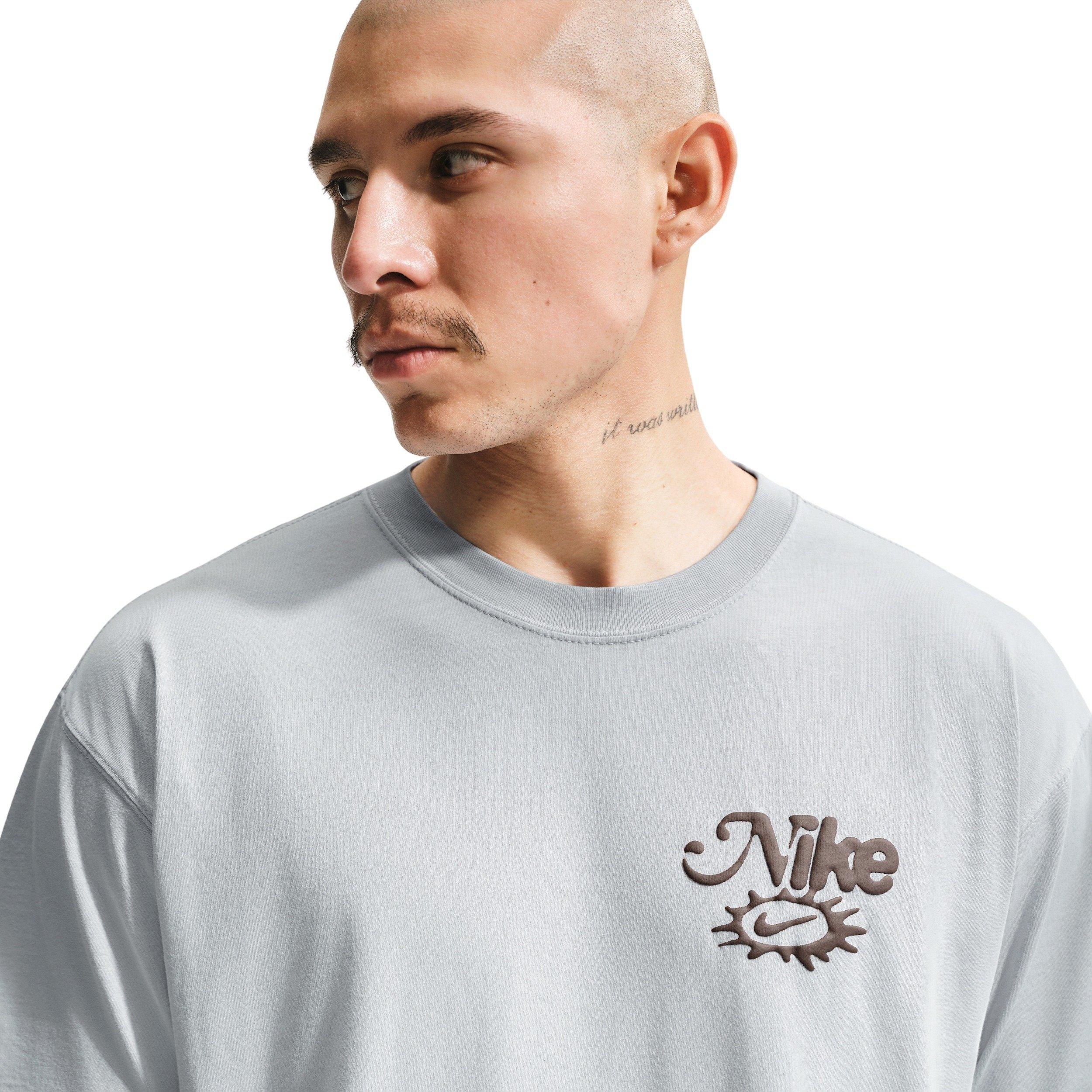 Nike Men's Sportswear Dunk Dip Dye T-Shirt - GREY Thumbnail View 3