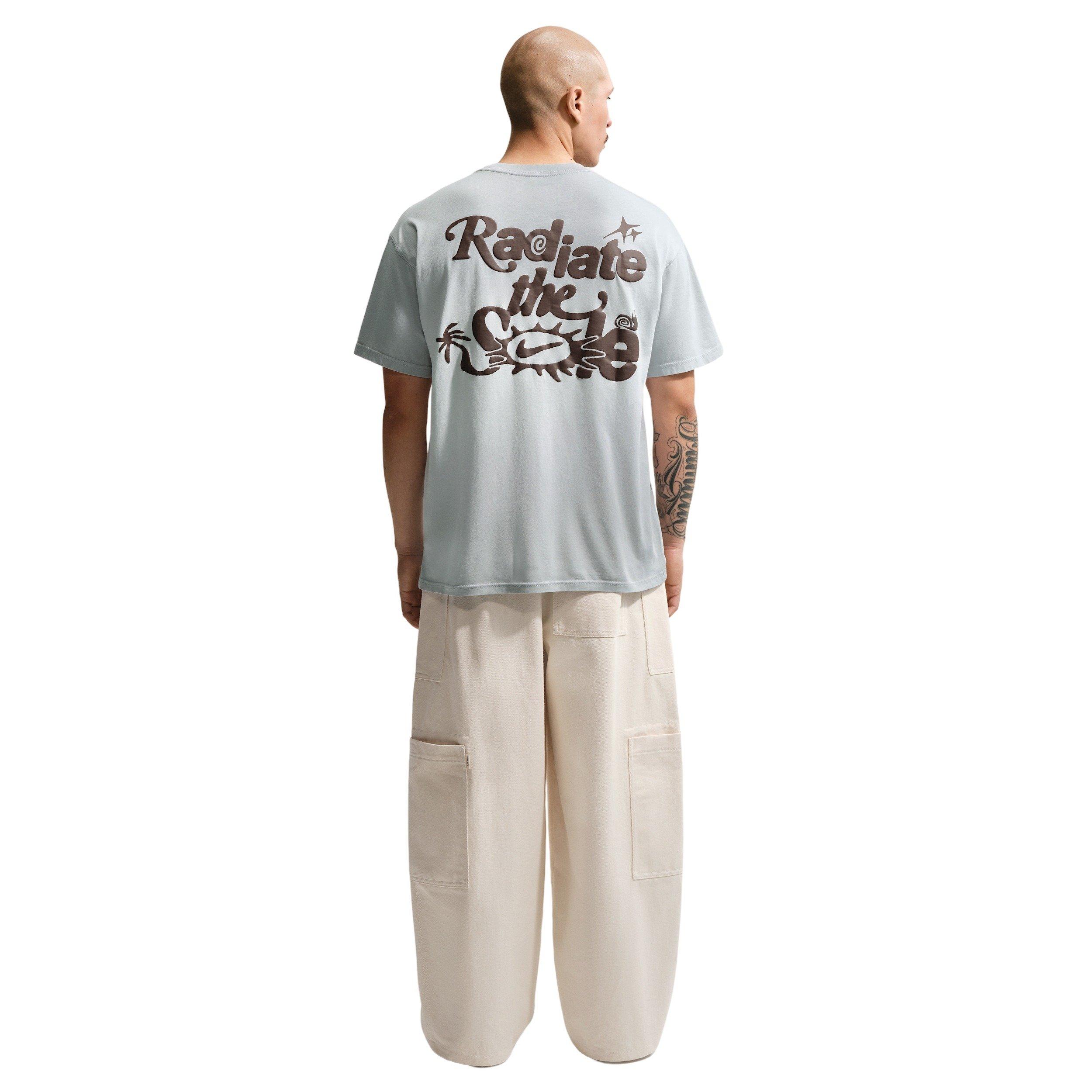 Nike Men's Sportswear Dunk Dip Dye T-Shirt - GREY Thumbnail View 5