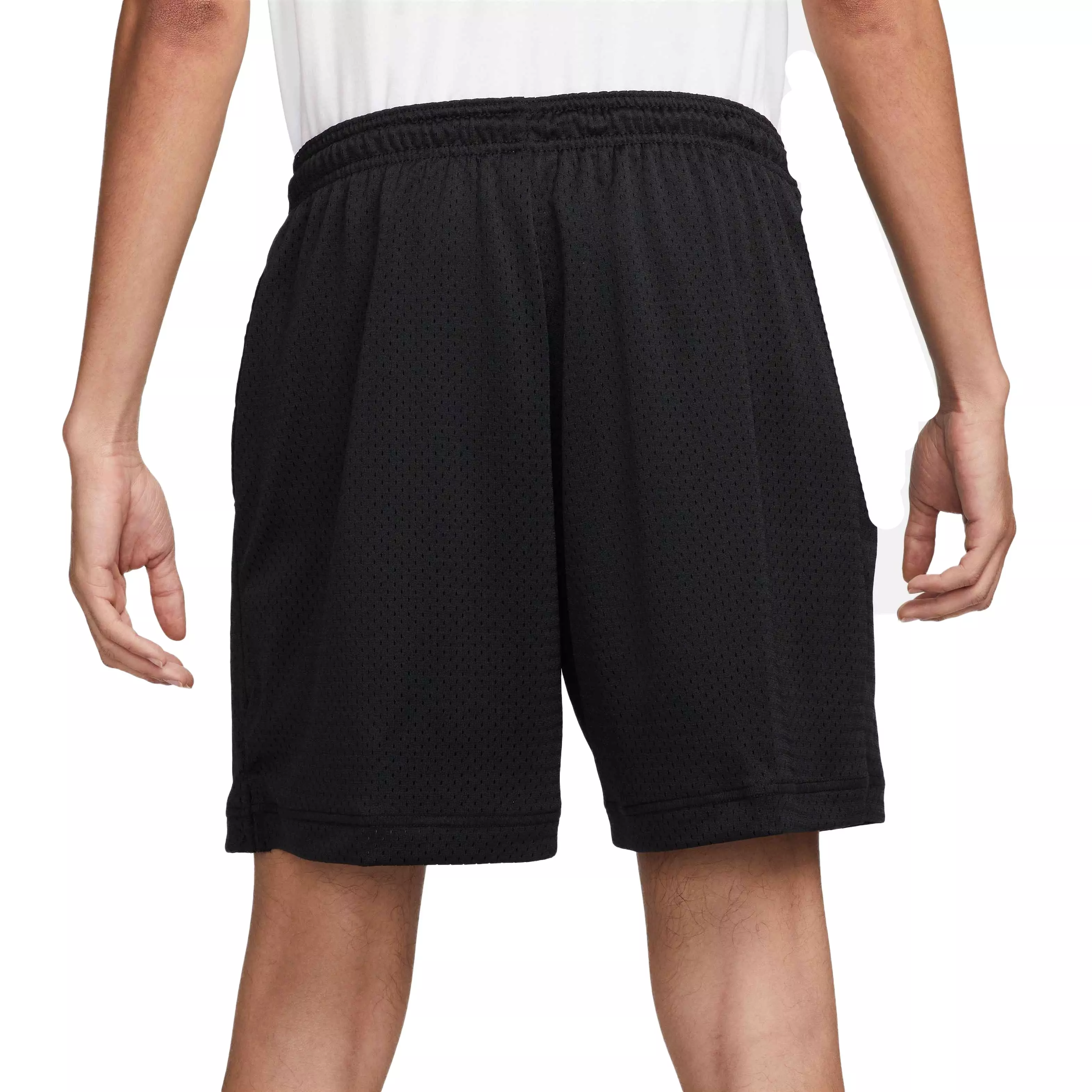Nike Men's Authentic Basketball Mesh Shorts - BLACK
