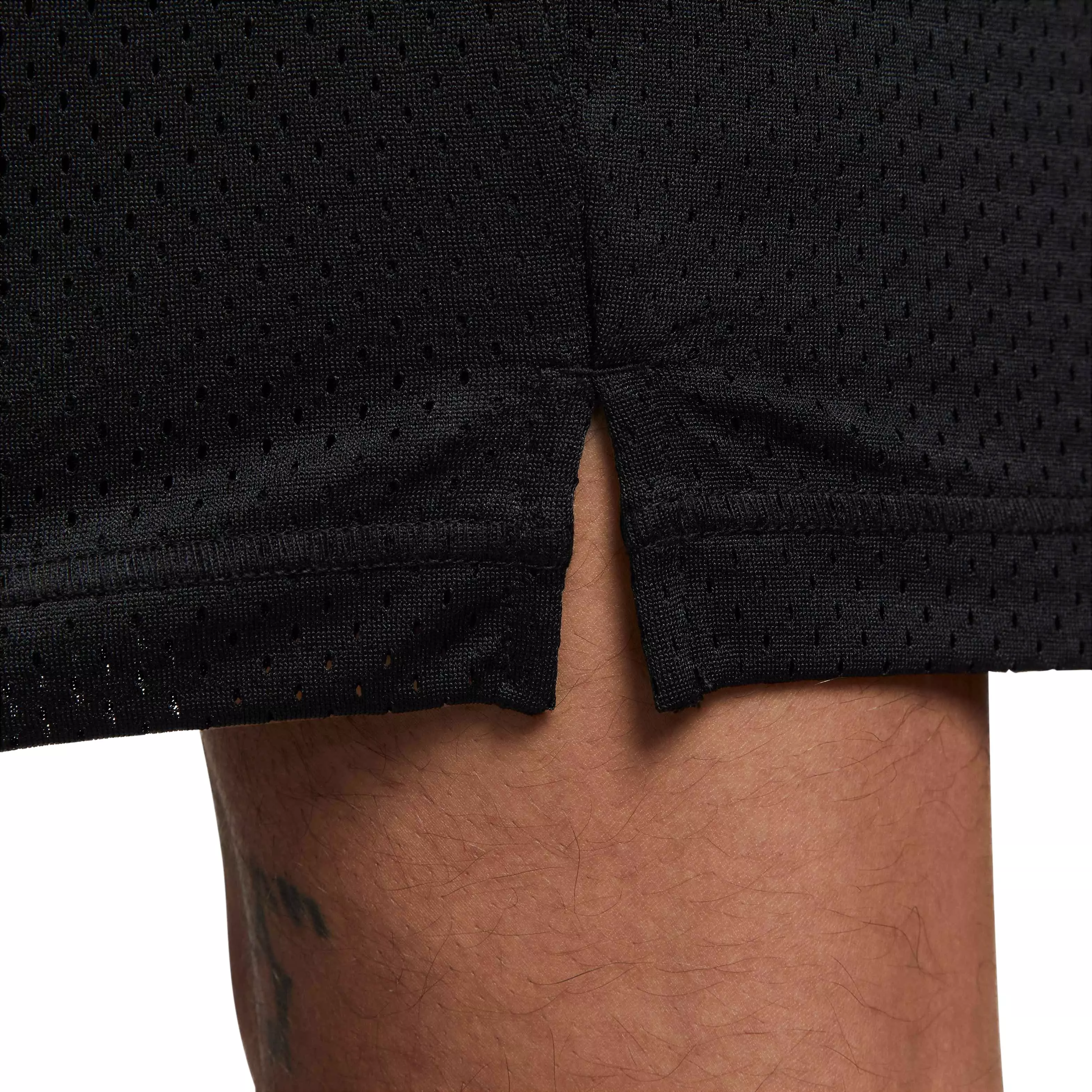Nike Men's Authentic Basketball Mesh Shorts - BLACK