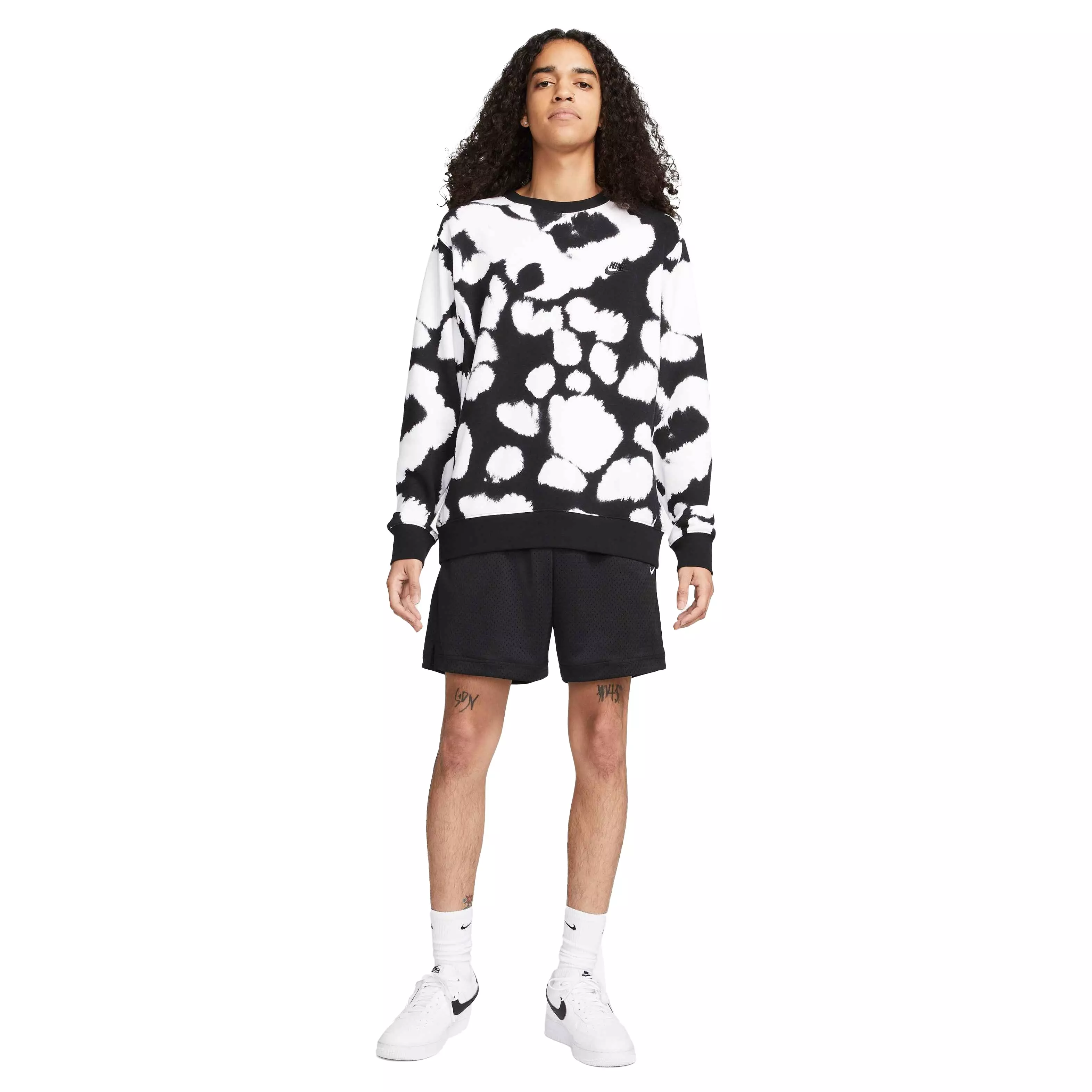 Nike Men's Authentic Basketball Mesh Shorts - BLACK