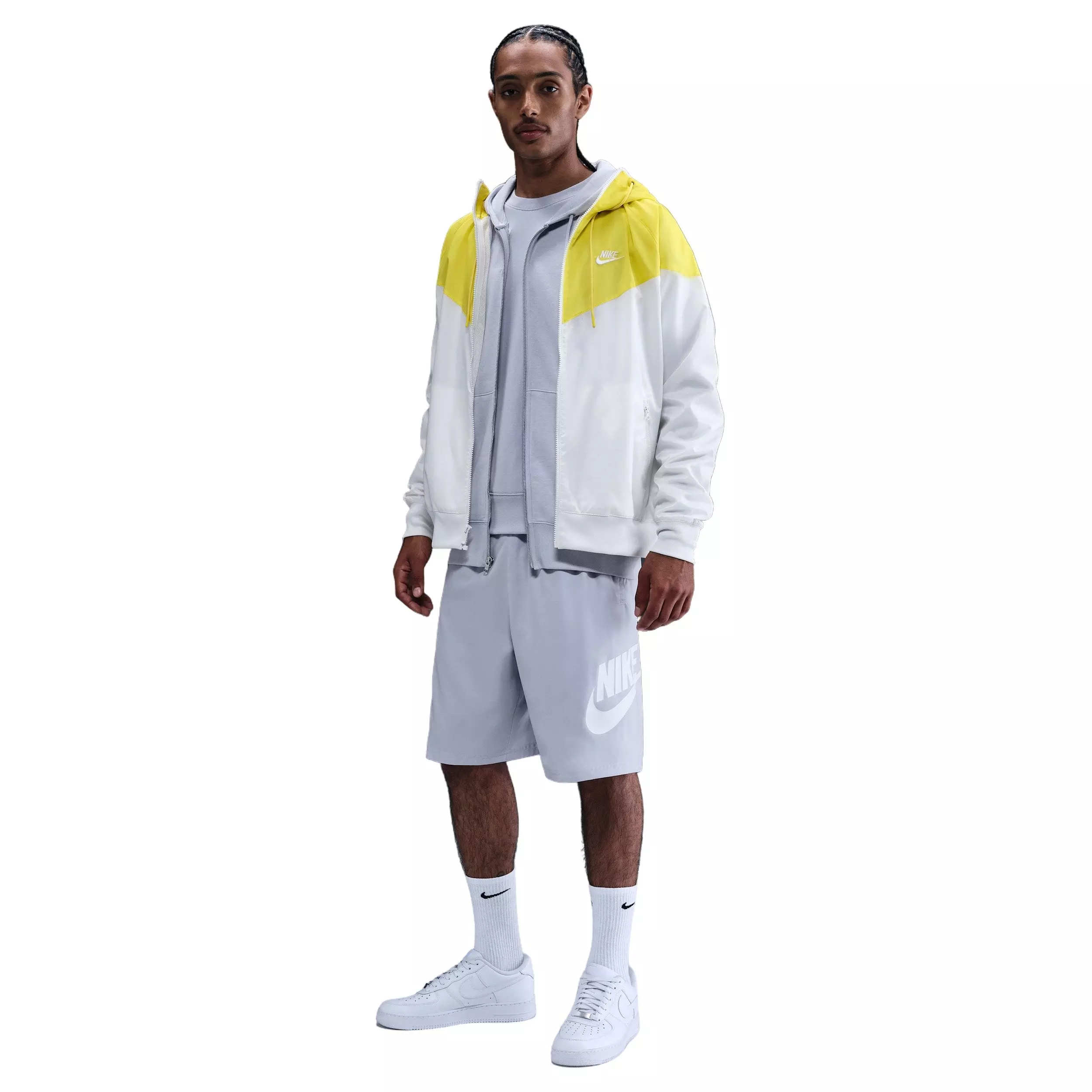 Nike Men's Club Woven Shorts - GREY