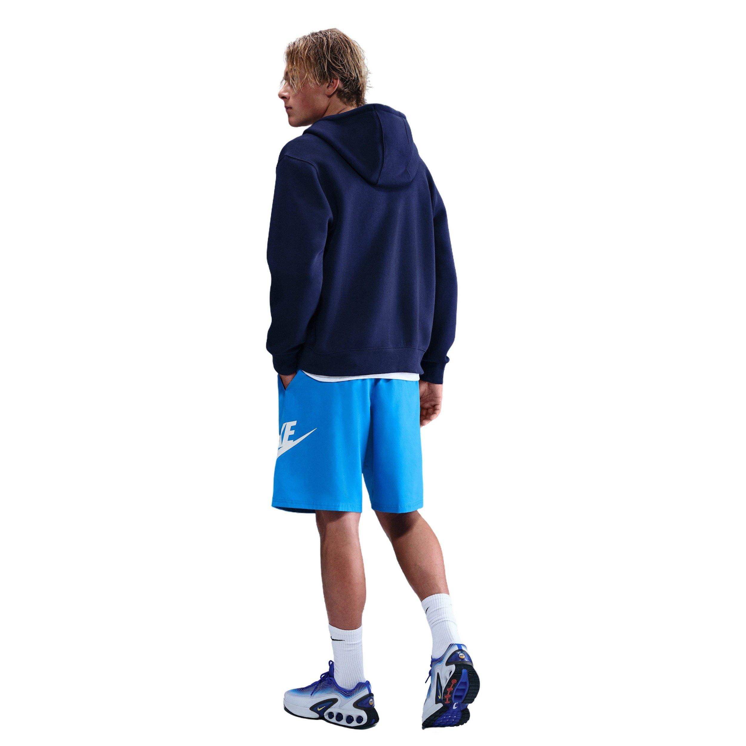 Nike Men's Club Woven Shorts - BLUE Thumbnail View 4
