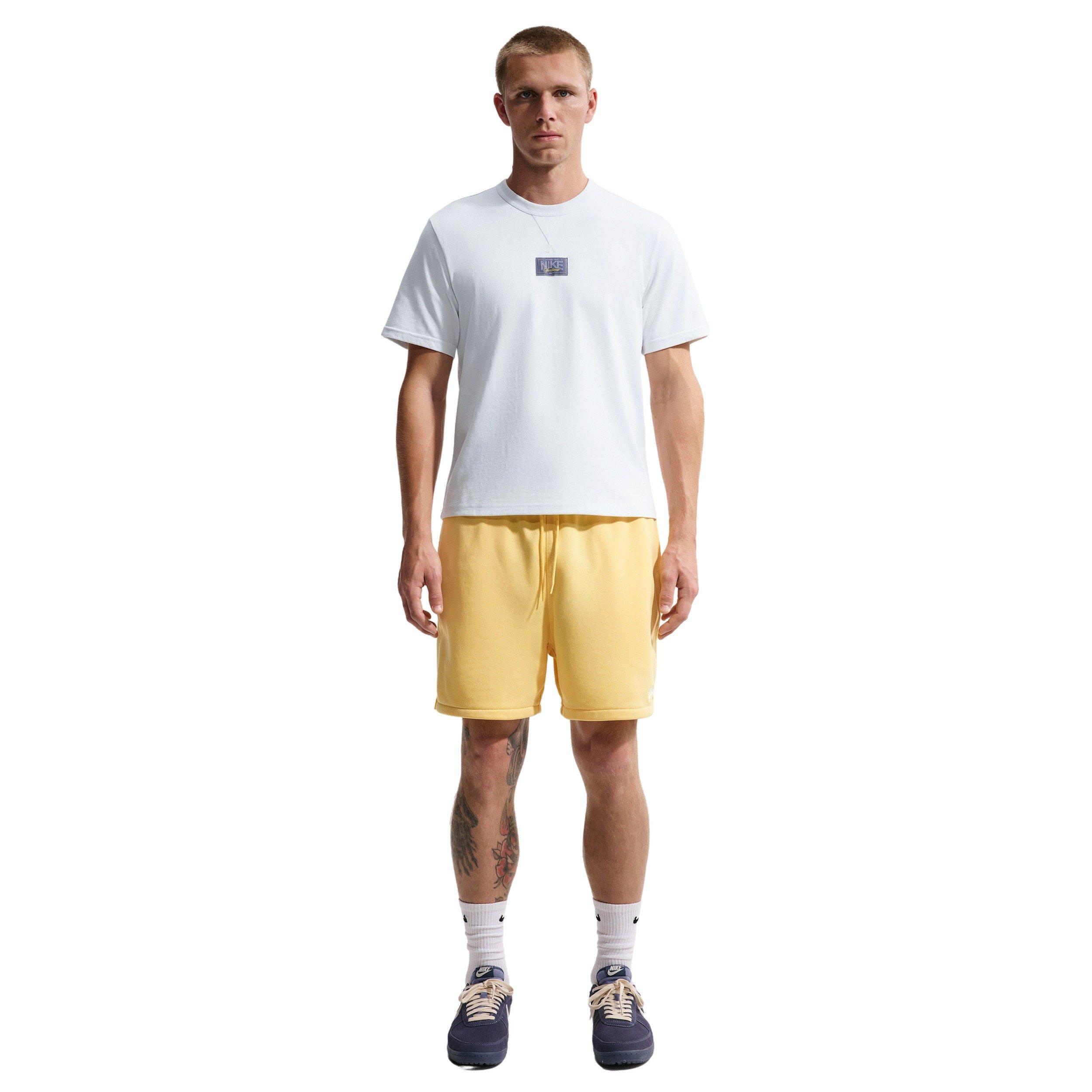 Nike Men's Sportswear Tailored Premium Essentials Patch T-Shirt - WHITE Thumbnail View 4