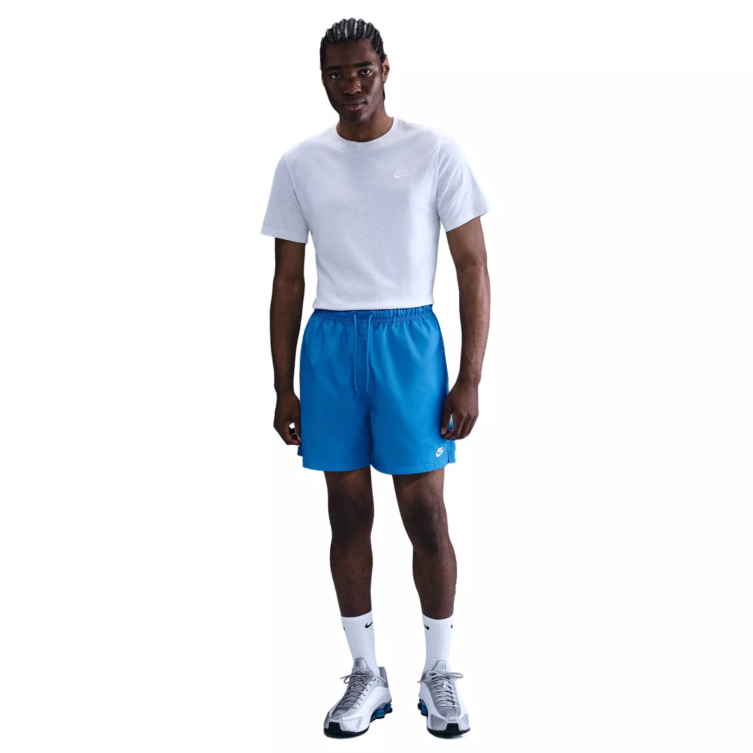 Nike Men's Club Woven Flow Shorts - BLUE