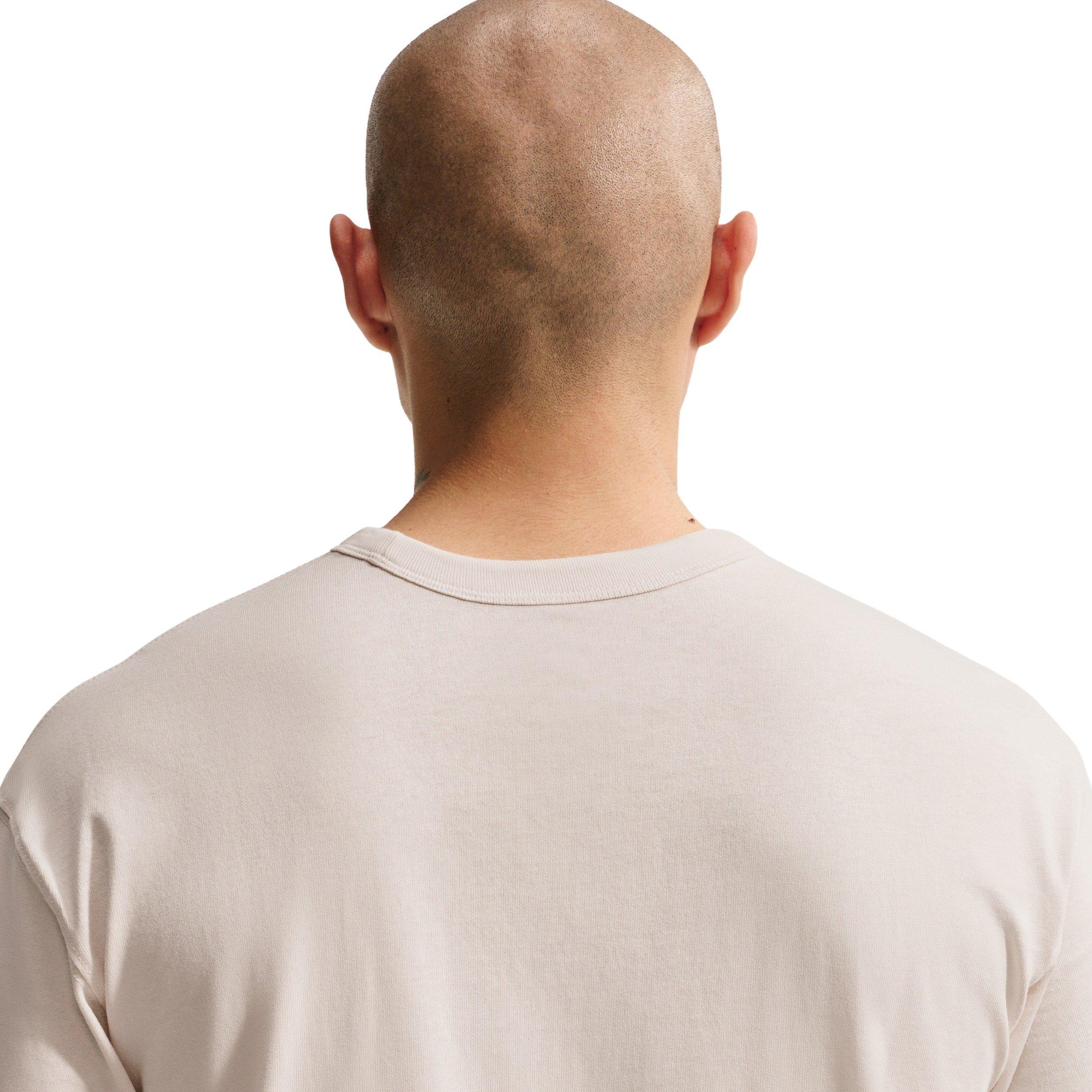 Nike Men's Sportswear LSE Premium Essentials Orange T-Shirt - GREY Thumbnail View 2